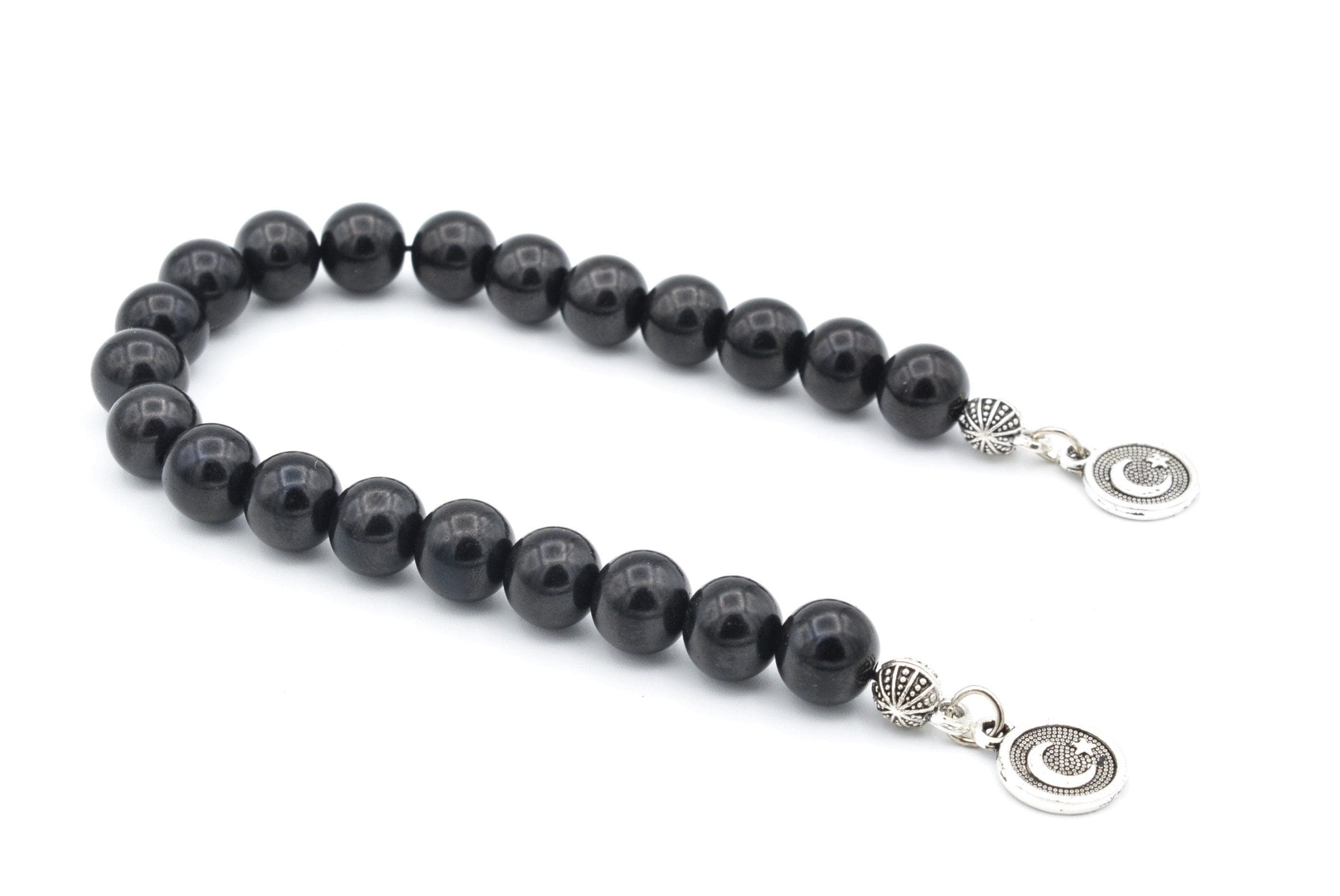 Globe Cut Original 21 Oltu Jet Zaza Tesbih, Natural Stone 21 Beads, Islamic Prayer Beads, Tasbih, Misbaha, Tasbeeh, Rosary, Muslim, Gift