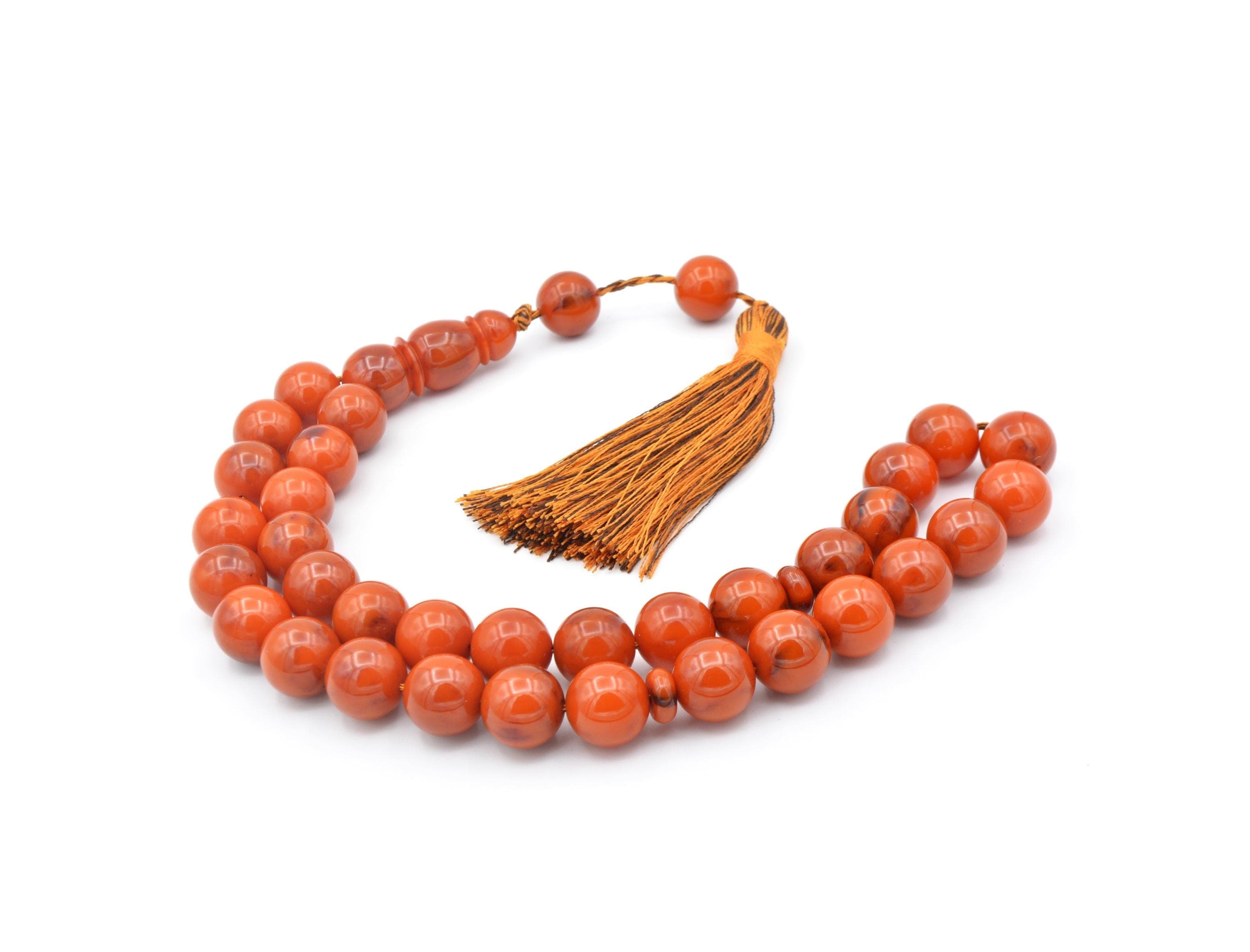 Big Catalin Rosary 33 Beads, Big Size Tasbih, Islamic, Misbaha, Tasbih, Tasbeeh, Muslim, Tasbih, Faturan Tasbih,Muslim Gift, Prayer Beads