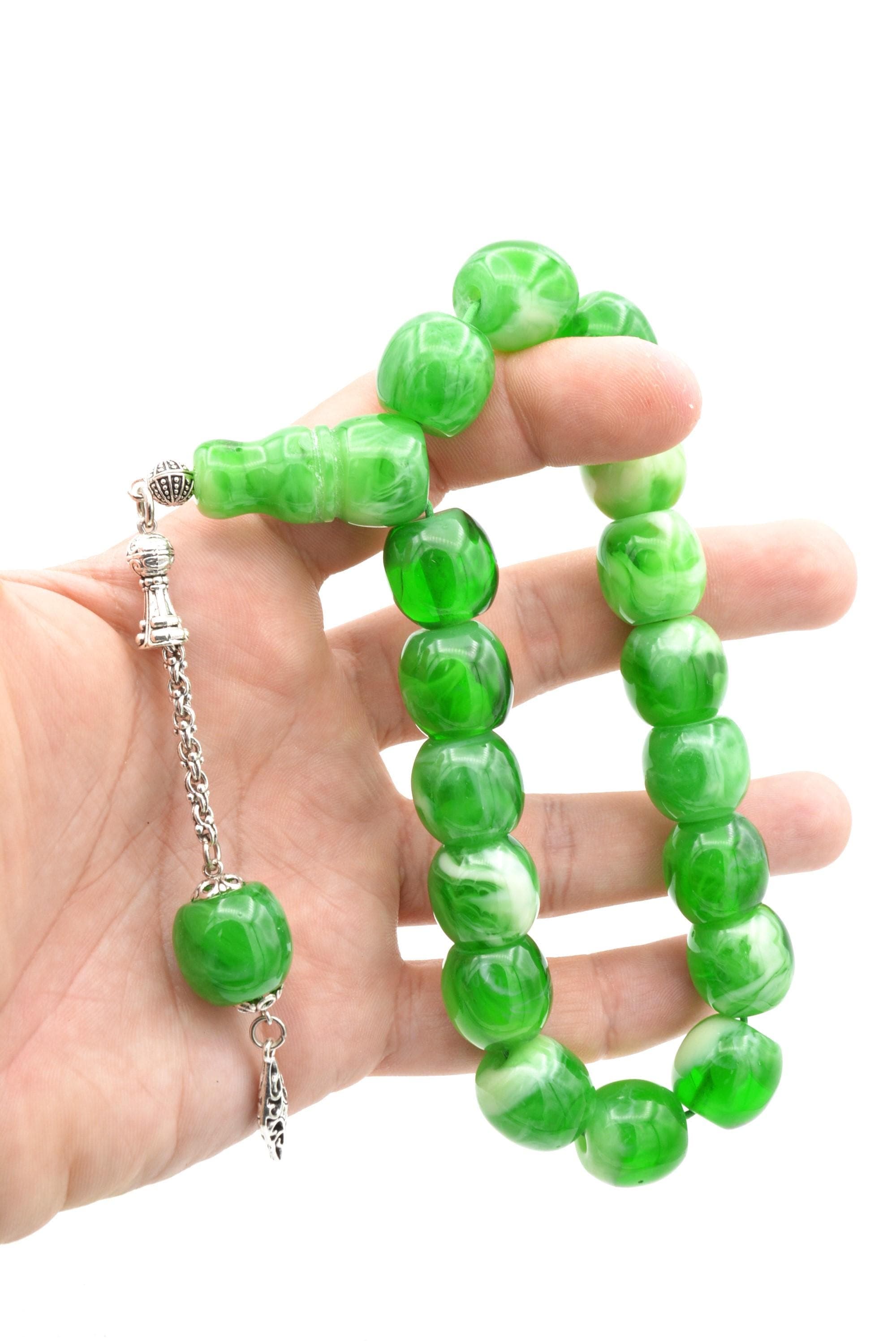Amber Appearance 17 Beads Mascot Tasbih, Misbaha, Rosary, Tasbeeh, Prayer Beads, Tesbih, Sibha, Maskot Tesbih, Efe Tesbihi, Faturan, Tasbih - image 3