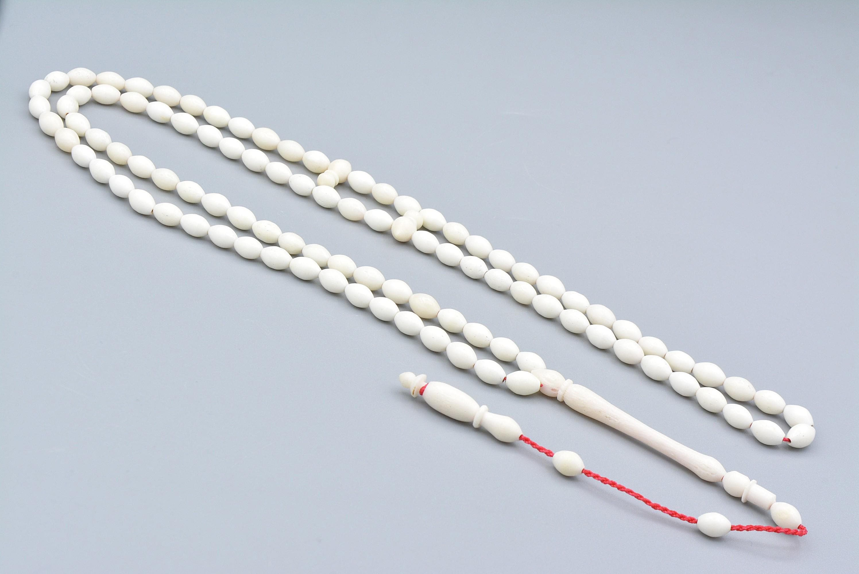 Natural Camel Bone 99 Beads Islamic Prayer Beads, Tasbih, Misbaha, Tasbeeh, Rosary, Tasbih 99, Muslim, Gift,Tesbih, Sibha, Camel Bone, Islam - image 5