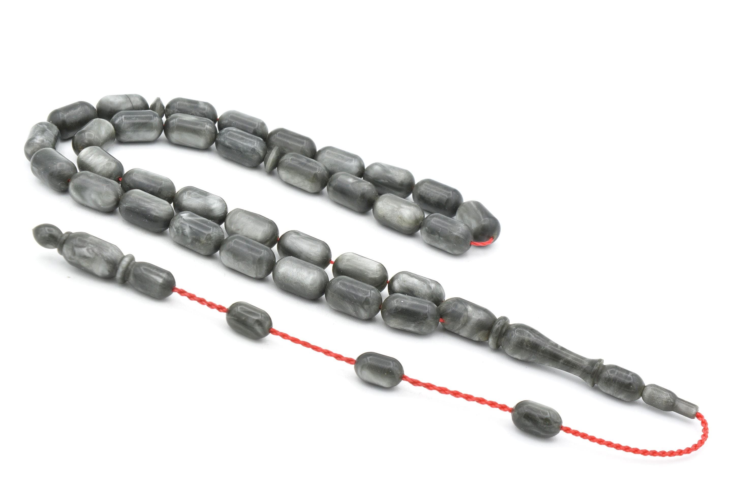Galanite 33 Prayer Beads, Islamic, Misbaha, Rosary, Galanite Tasbih, Muslim, Tasbih, Sibha, Faturan Tasbih, Prayer Beads, Galanite Tesbih - image 3
