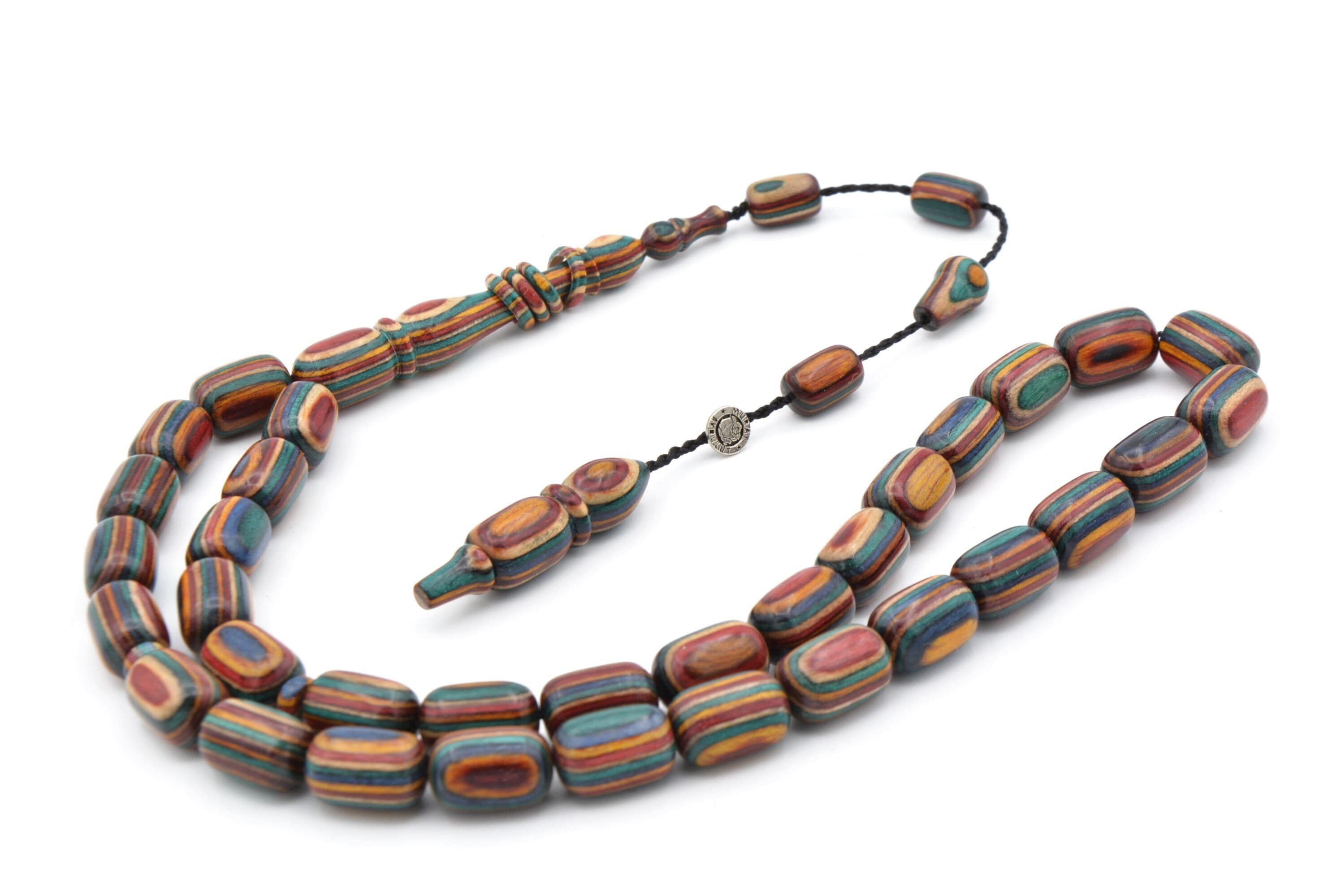 Natural Camphor Wood 33 Beads Tasbih, Camphor Tasbih, Misbaha, Camphor Tasbeeh, Camphor Rosary, Tesbih, Kafur Ağacı, Gaffur Ağacı - image 4