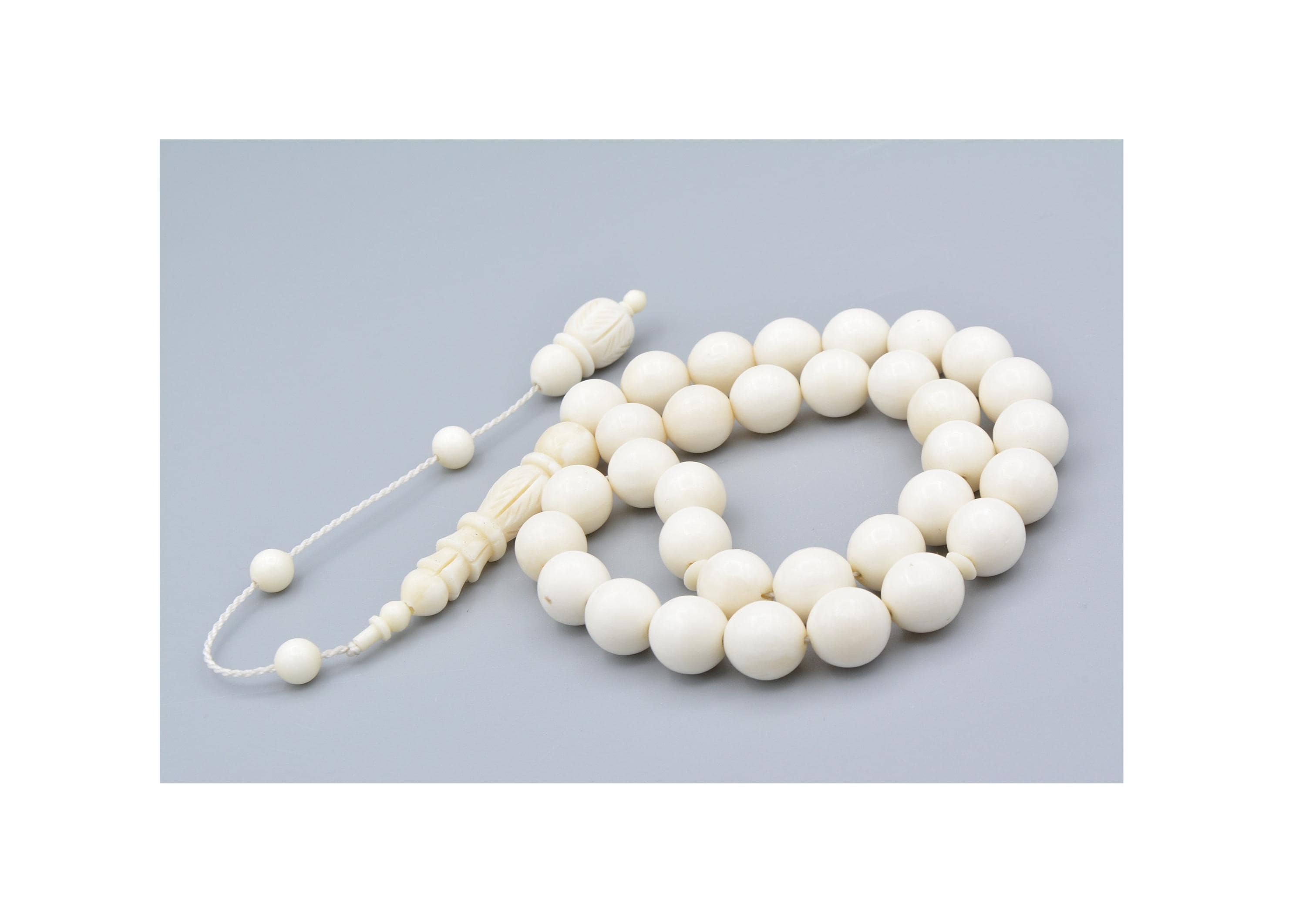Natural Camel Bone 33 Beads Rosary, Islamic Prayer Beads, Tasbih, Misbaha, Tasbeeh, Rosary, Camel Tasbih, Muslim, Gift Tesbih, Camel Bone