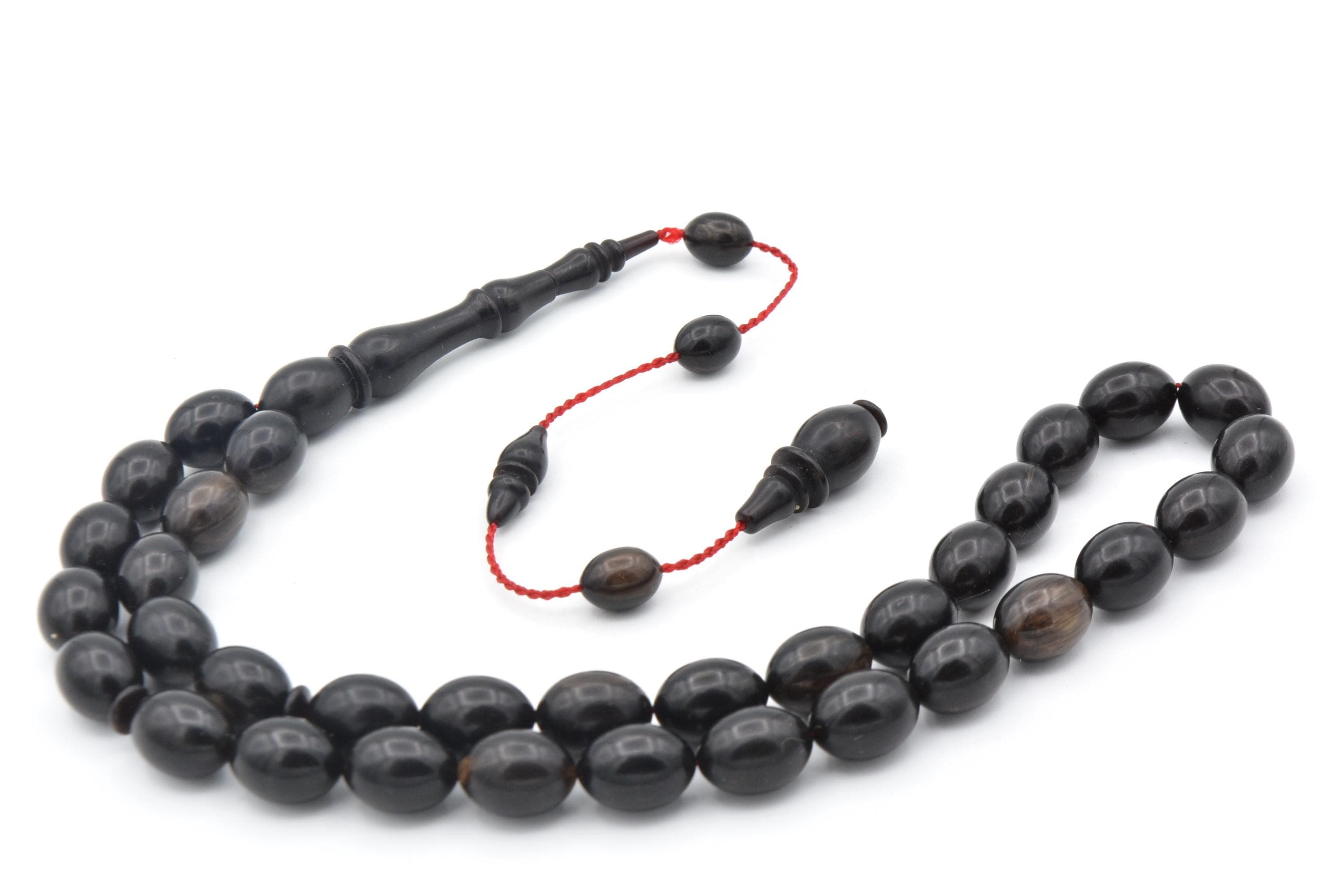 Catalin Rosary 33 Beads, Islamic, Misbaha, Tasbih, Tasbeeh, Muslim, Tasbih, Sibha, Faturan Tasbih,Muslim Gift, Prayer Beads,Bakelite Amber - image 4