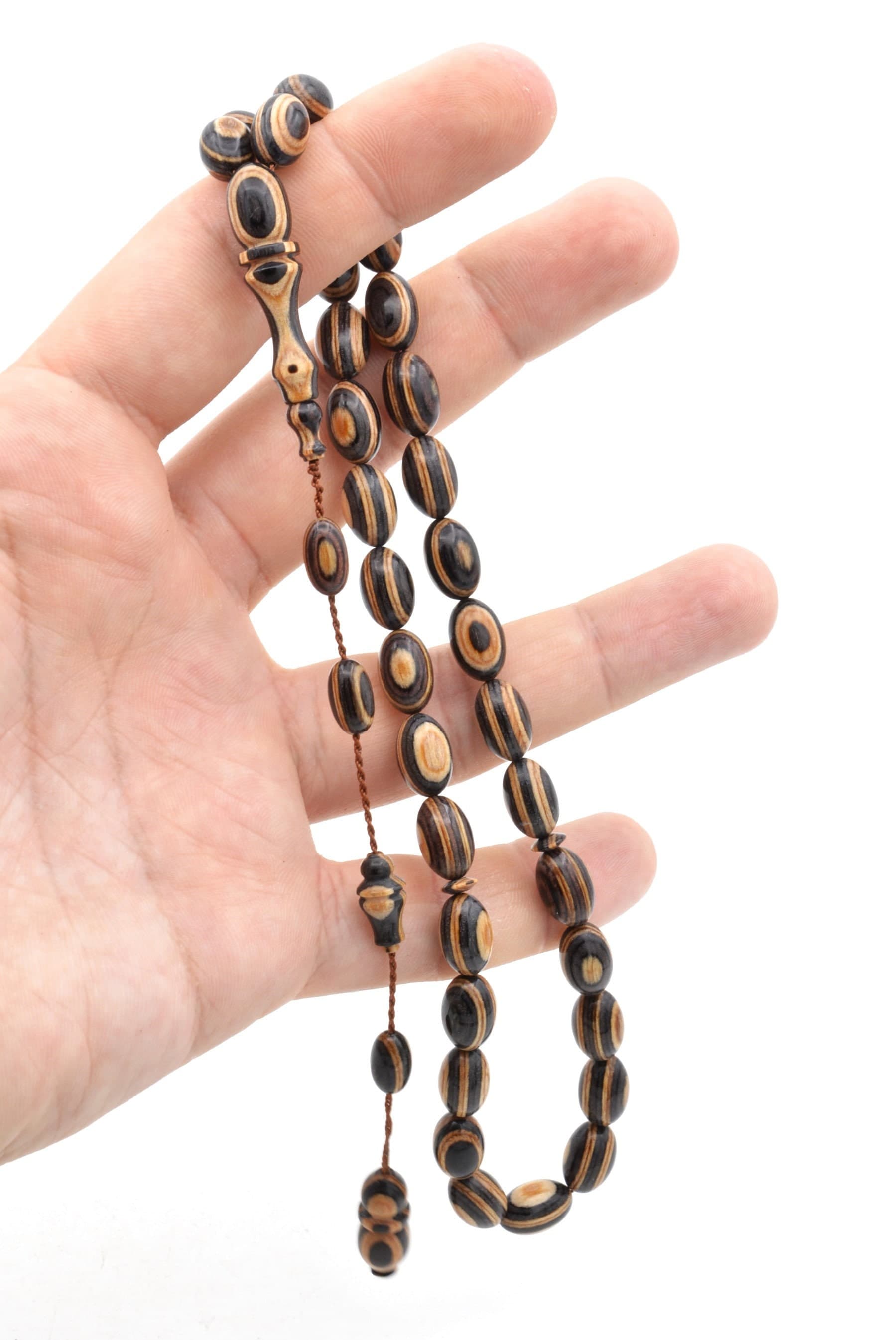 Natural Camphor Wood 33 Beads Tasbih, Camphor Tasbih, Misbaha, Camphor Tasbeeh, Camphor Rosary, Tesbih, Kafur Ağacı, Islamic Prayer Beads 0 - image 4