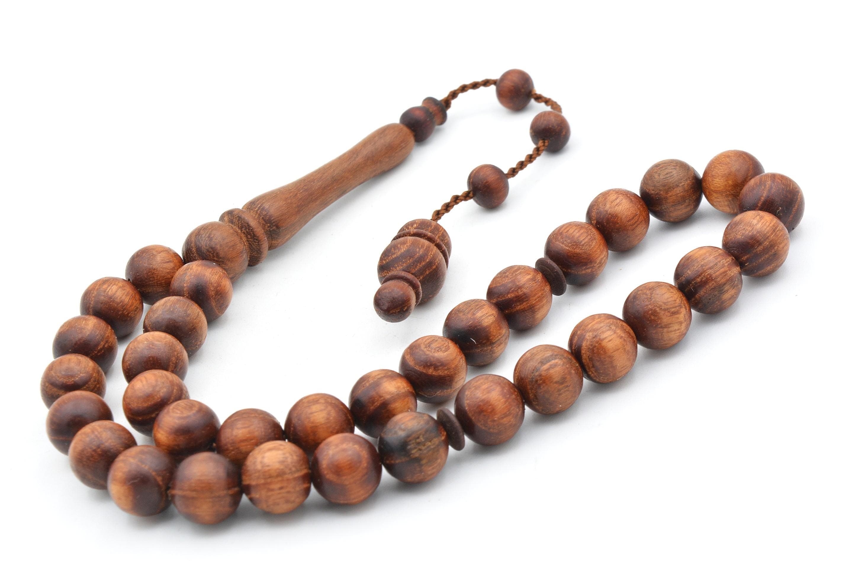 Rustem Master's Orange Tree 33 Beads Tasbih, Acacia Tree 33 Beads Tasbih, Misbaha, Orange Tree Rosary, Tasbeeh, Acacia Tree Rosary, Tesbih - image 5