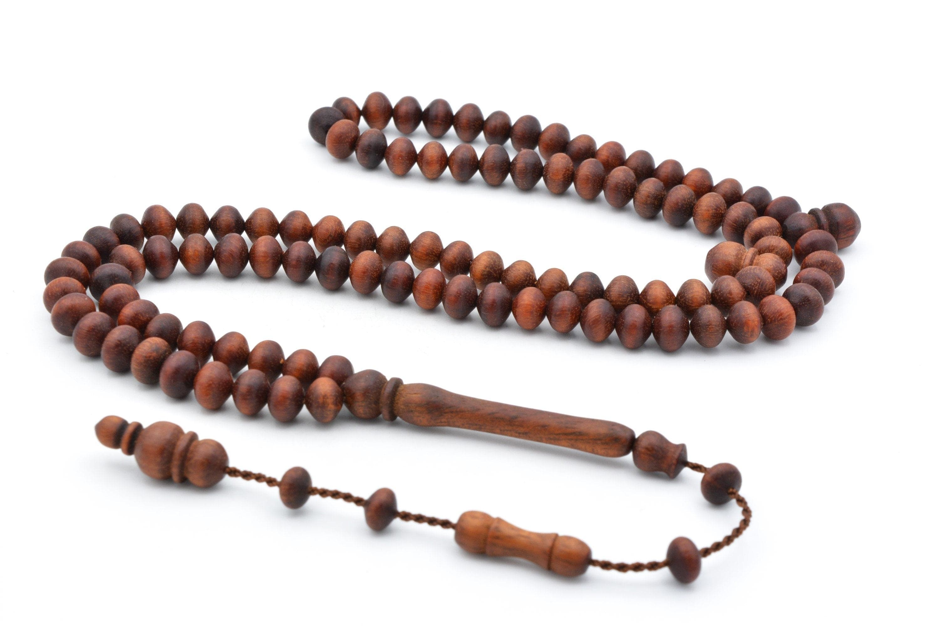 Carob Tree 99 Beads Islamic Prayer Beads, Carob Tree Rosary, Mulberry Tree 99 Beads Islamic Prayer Beads, Mulberry Tree Rosary, Tasbih Sibha