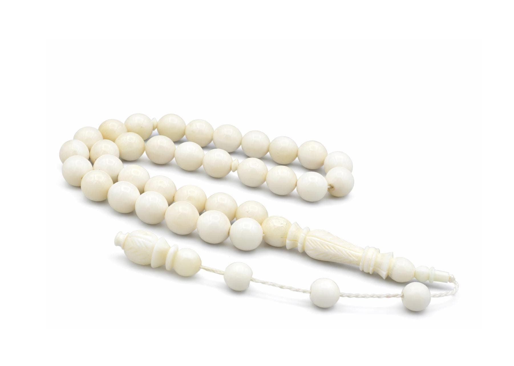 Natural Camel Bone 33 Beads Islamic Prayer Beads, Tasbih, Misbaha, Tasbeeh, Rosary, Camel Tasbih, Muslim, Gift,Tesbih, Camel Bone, 10 Mm