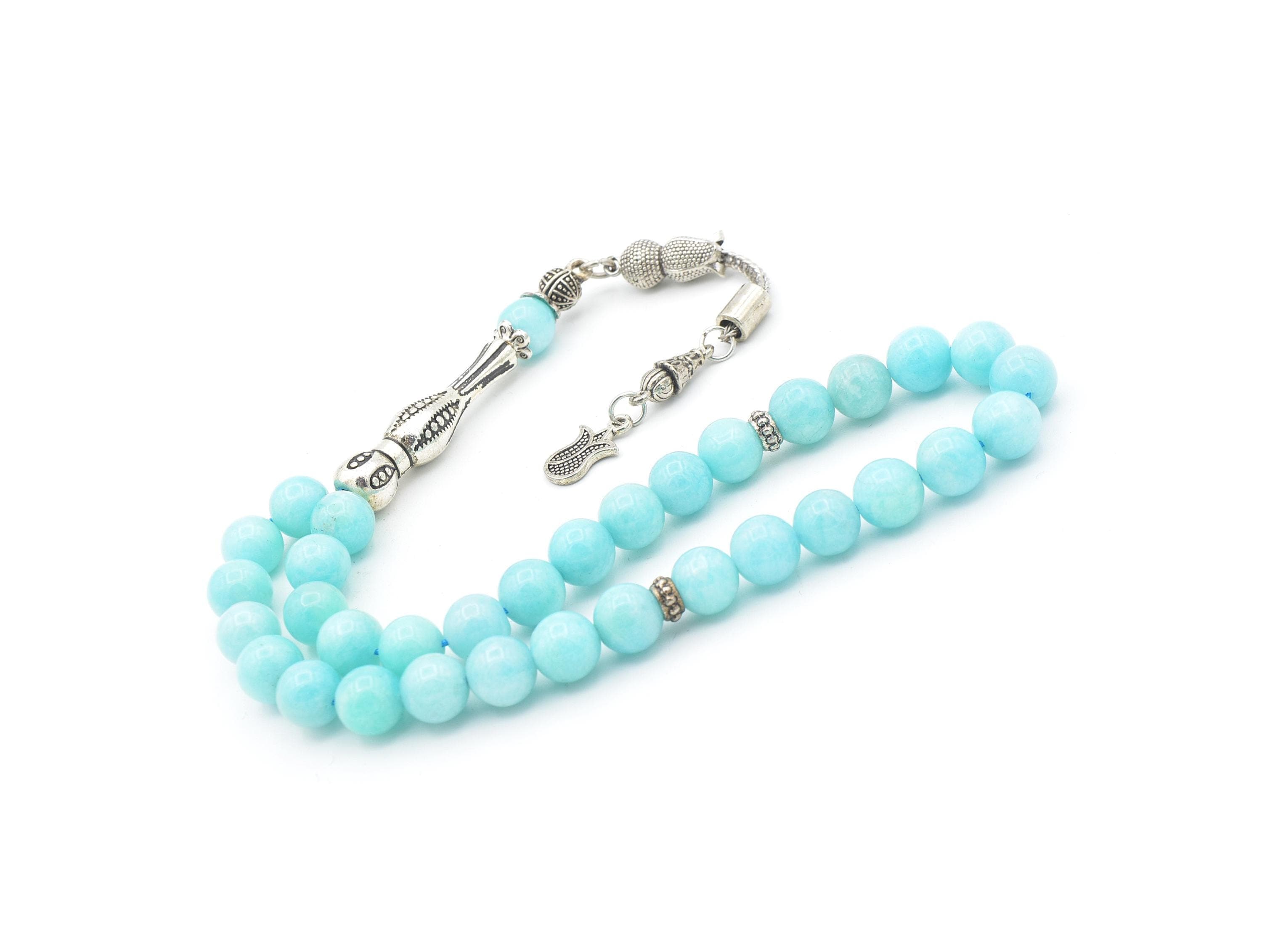 Amazonite 33 Prayer Beads, Amazonite 33 Beads Tasbih, Amazonite Prayer Beads, Amazonite Tasbeeh, Amazonite Stone Tasbih, Amazonite Rosary