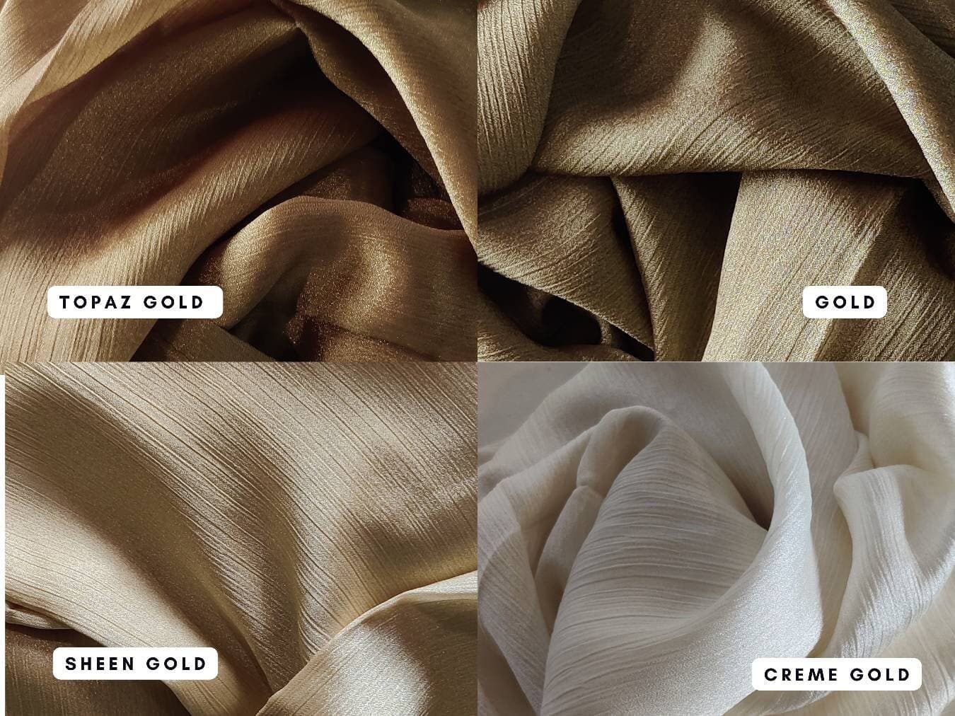 Premium crinkle Silk Hijab / Textured Silk Hijab /Formal Hijab/ Shiny Silk Hijab - image 4