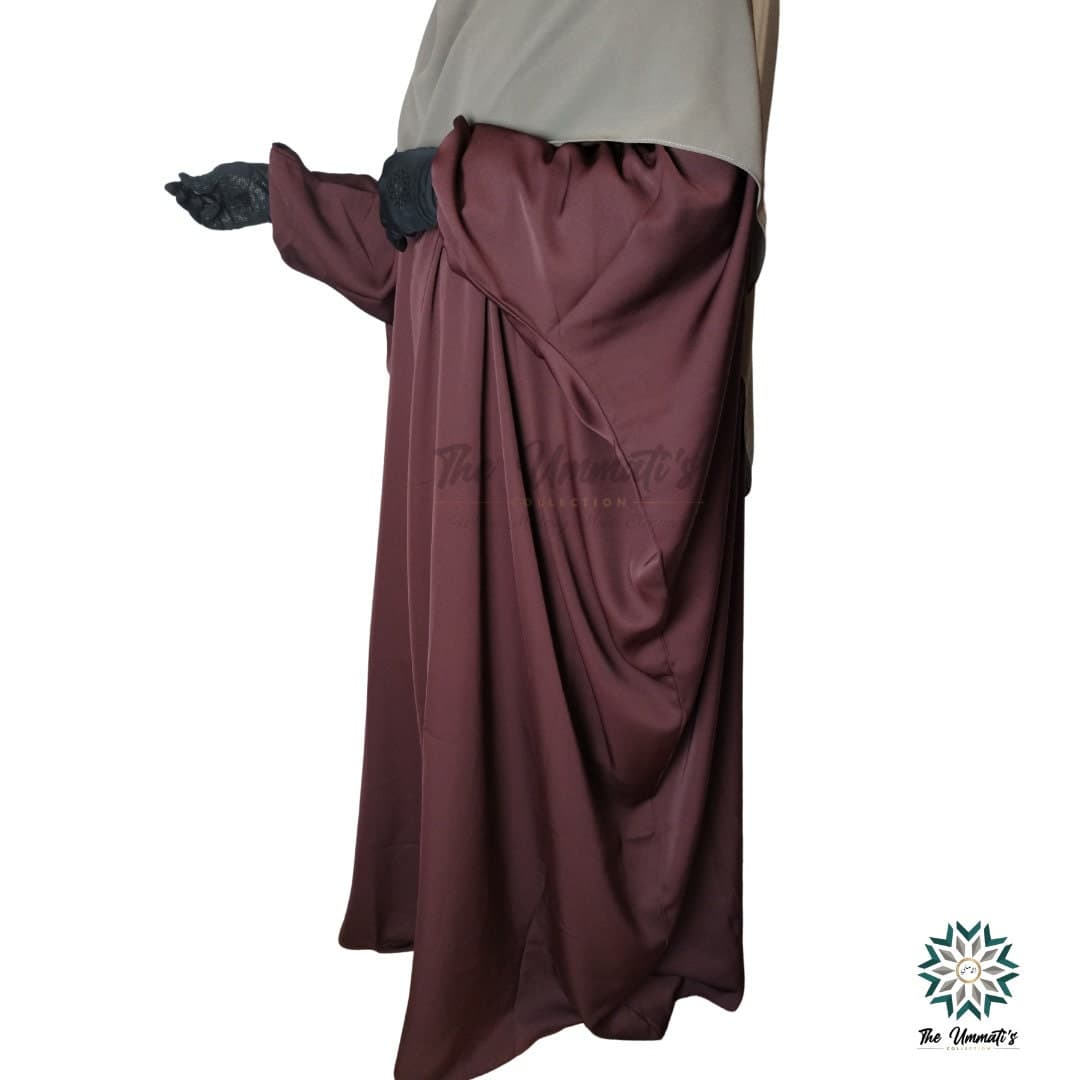 Premium Bisht Abaya (Burgundy) - image 3
