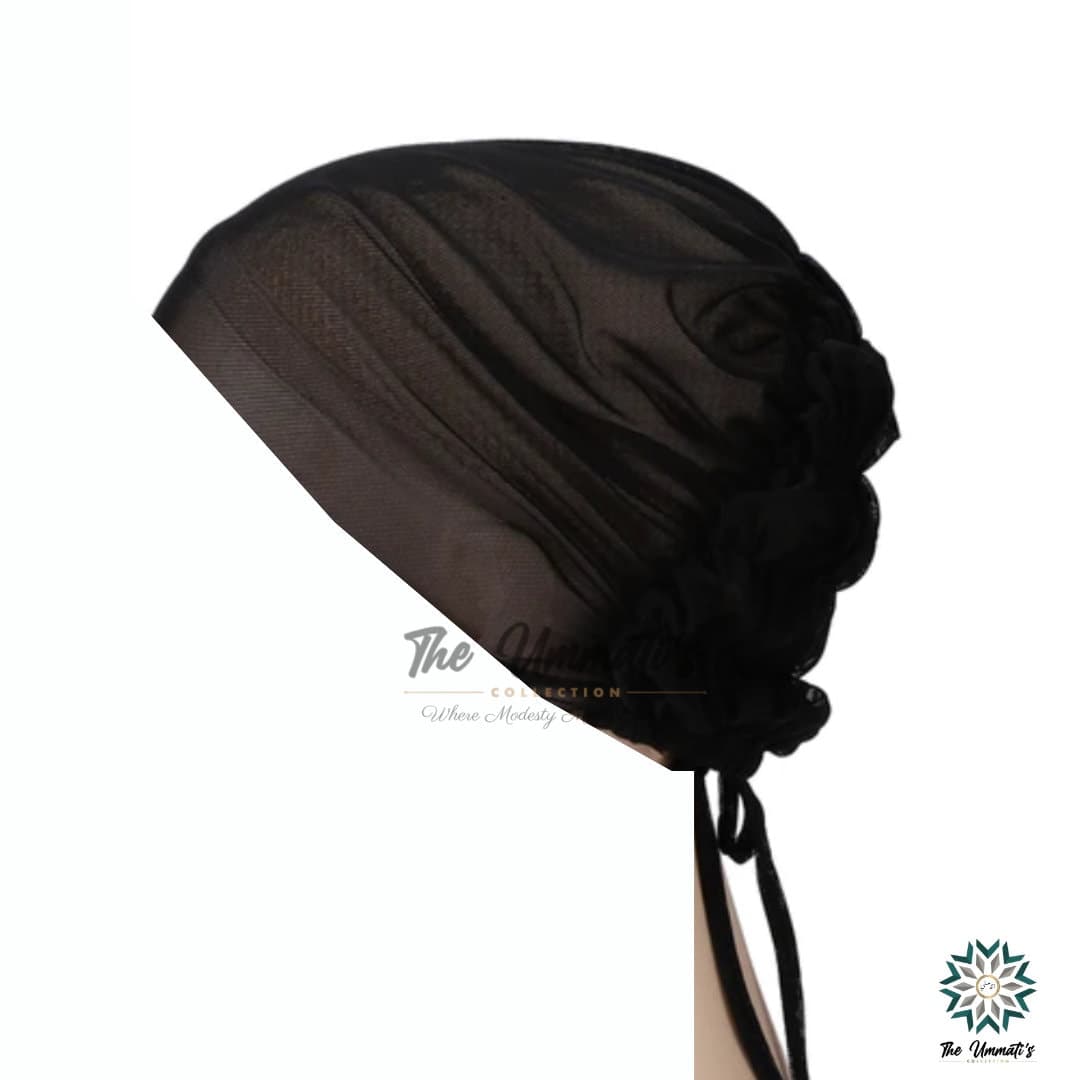 Mesh Tie back Bonnet / Mesh Undercap - image 3