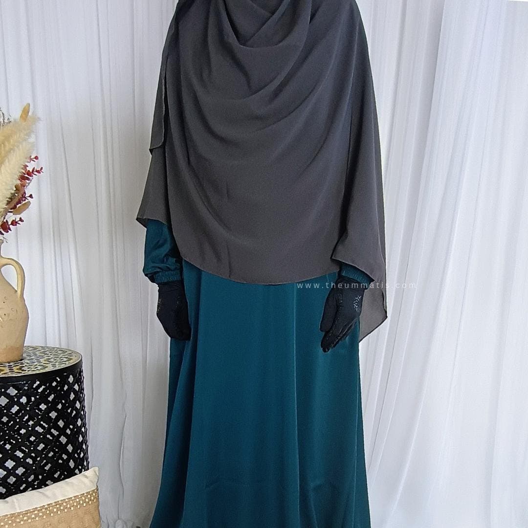 Abaya Amal- (Teal) - image 3