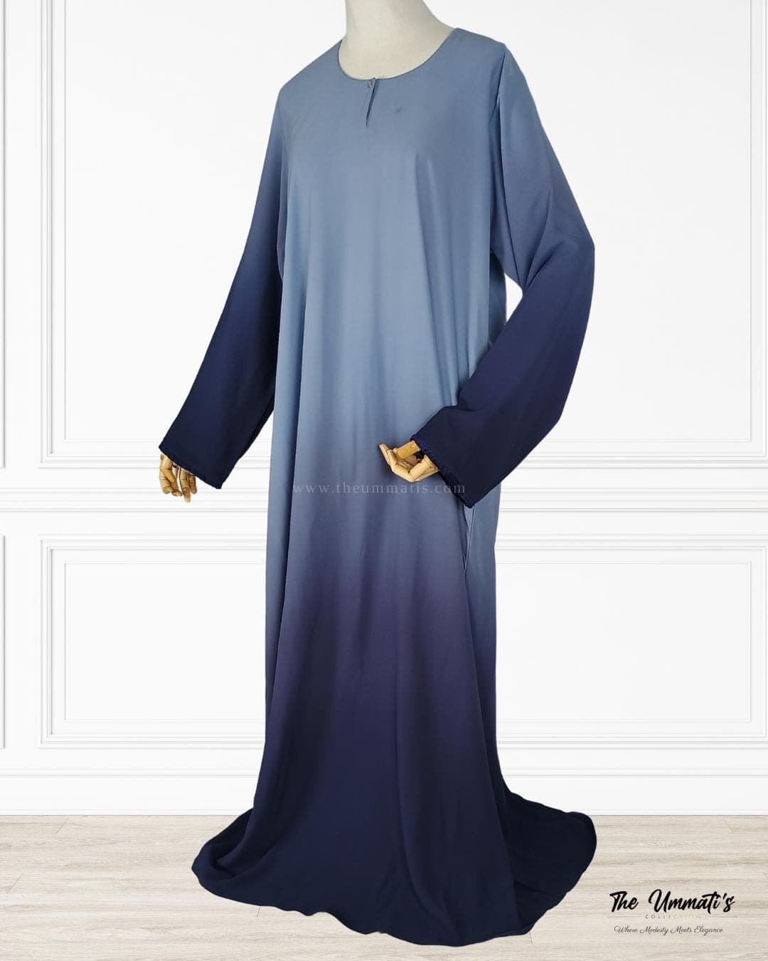 Ombre Abaya - (Ocean Drift)