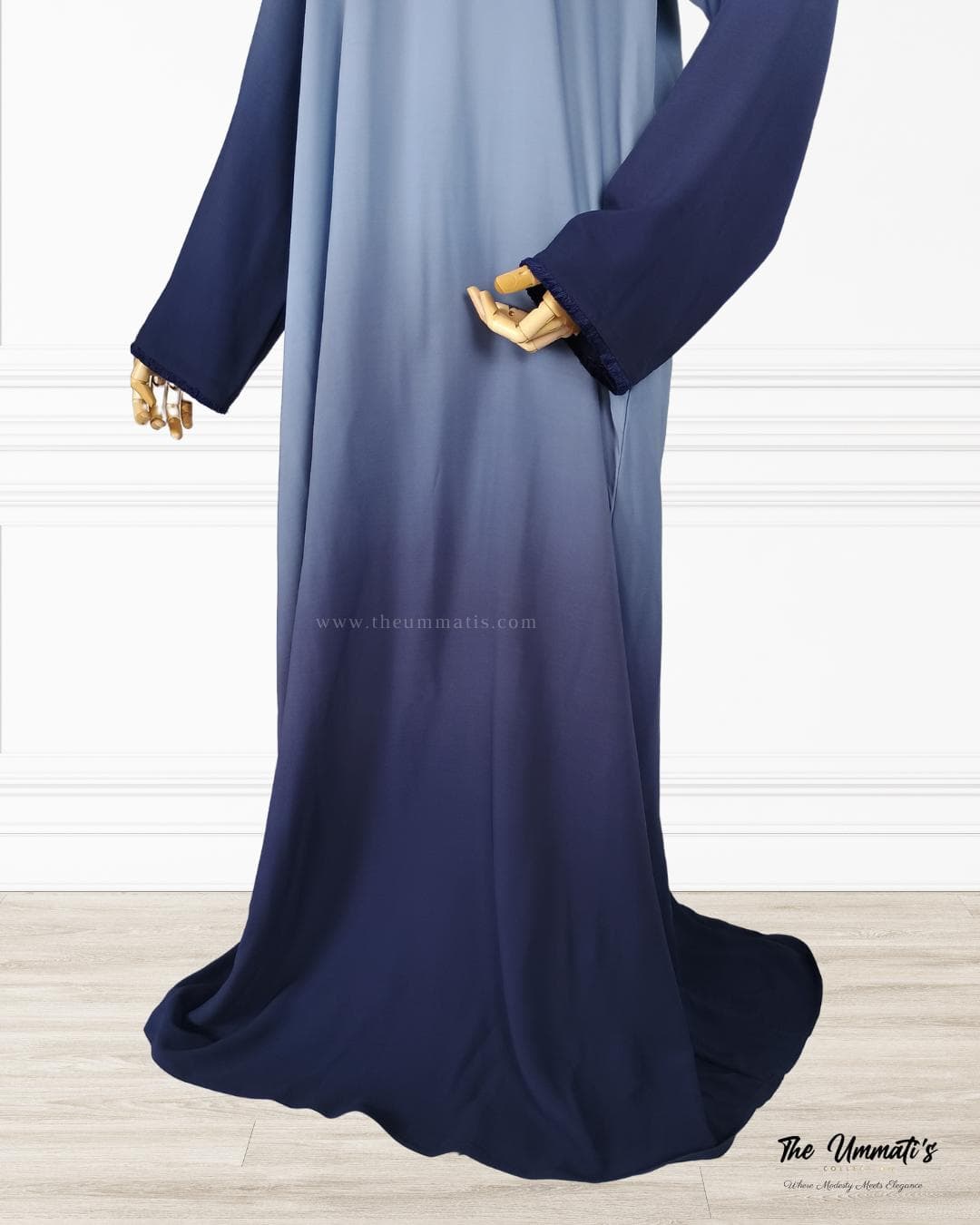 Ombre Abaya - (Ocean Drift) - image 3