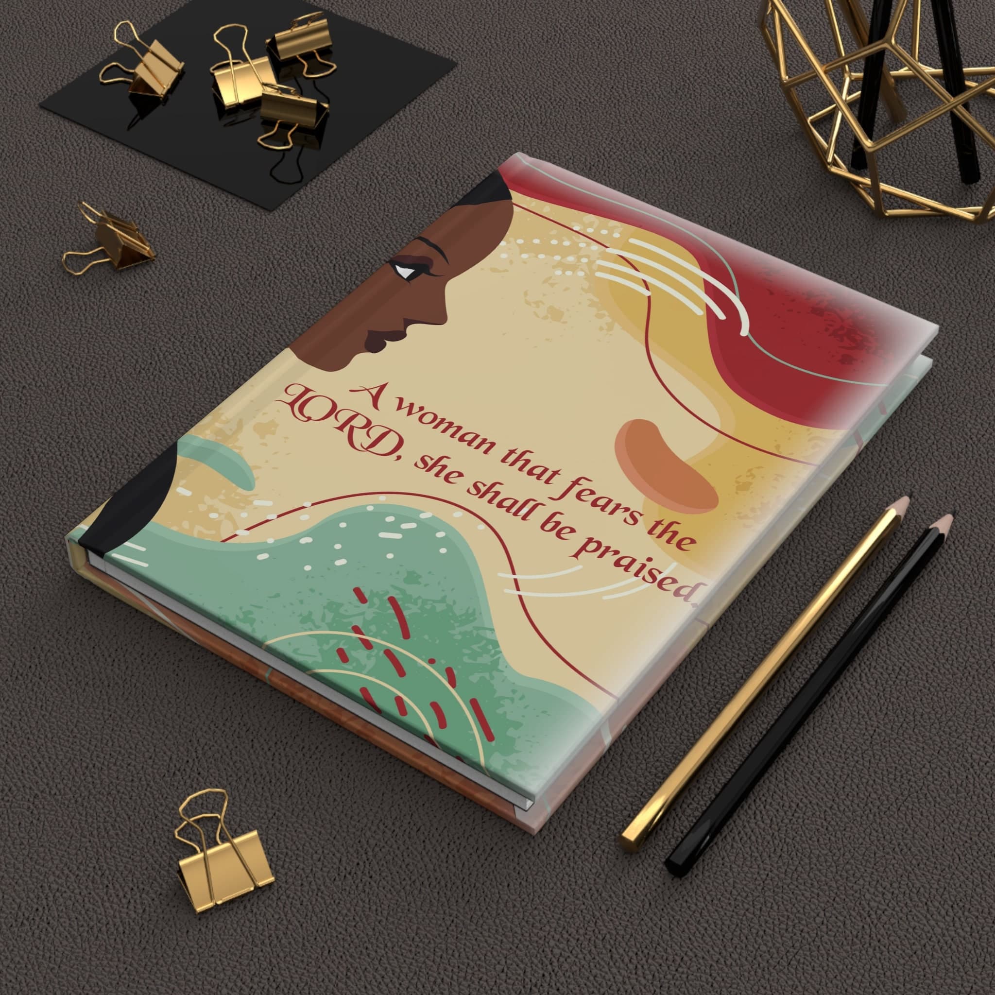 Proverbs 31:30 Journal | Inspirational Hardcover Matte Journal | Faith-Based Journaling
