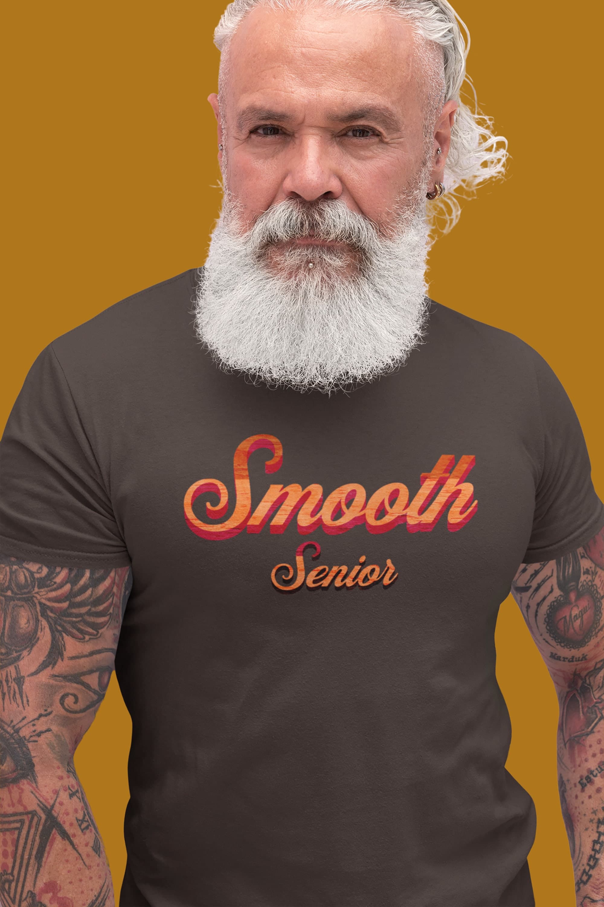 Vintage 'Smooth Senior' Tee for our Beloved Senior Citizens Unisex T-Shirt - image 5
