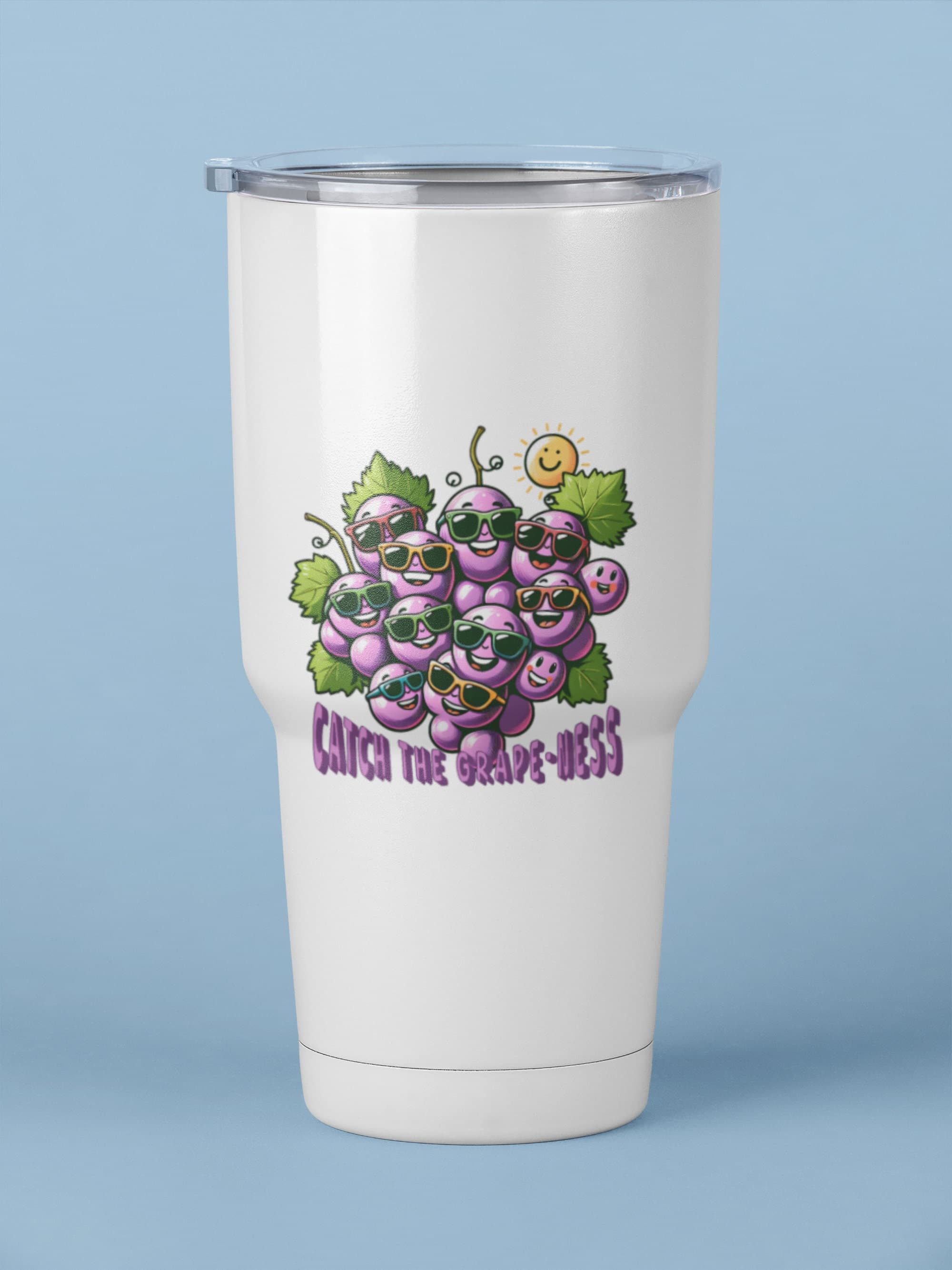Catch the Grape-ness Sticker - Smiling Grapes with Sunglasses - image 5