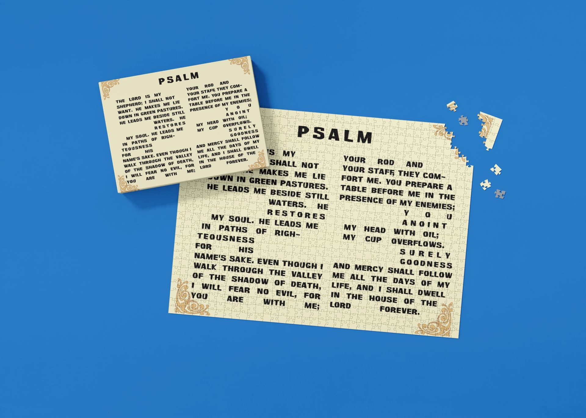 Psalm 23 Jigsaw Puzzle (120, 252, 500-Piece) - image 3