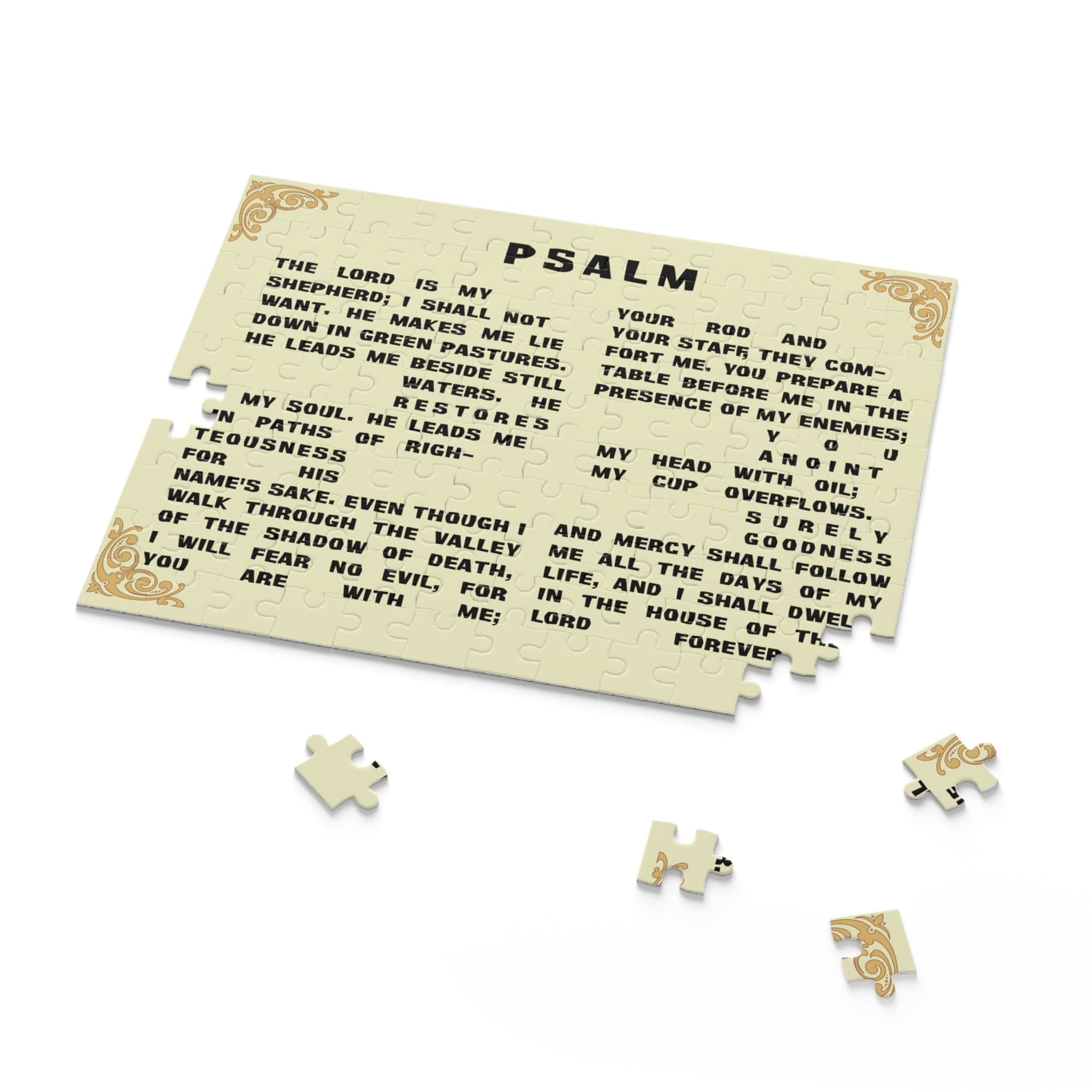 Psalm 23 Jigsaw Puzzle (120, 252, 500-Piece)