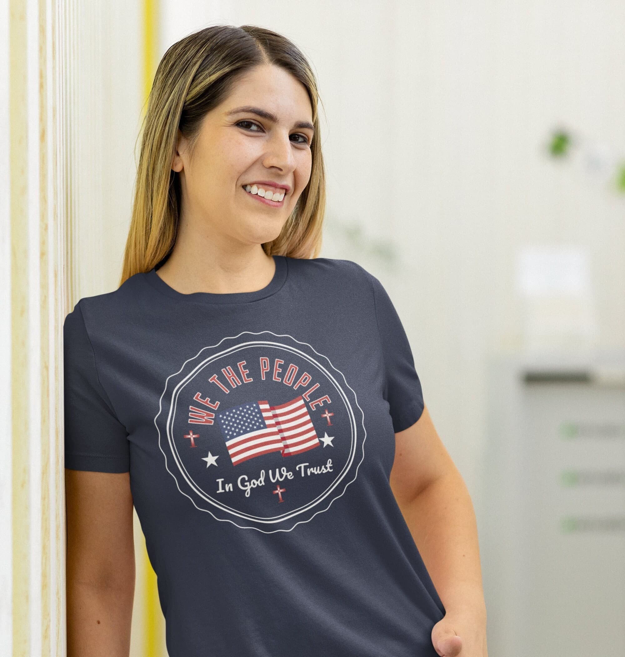 We The People Unisex Tee -Navy