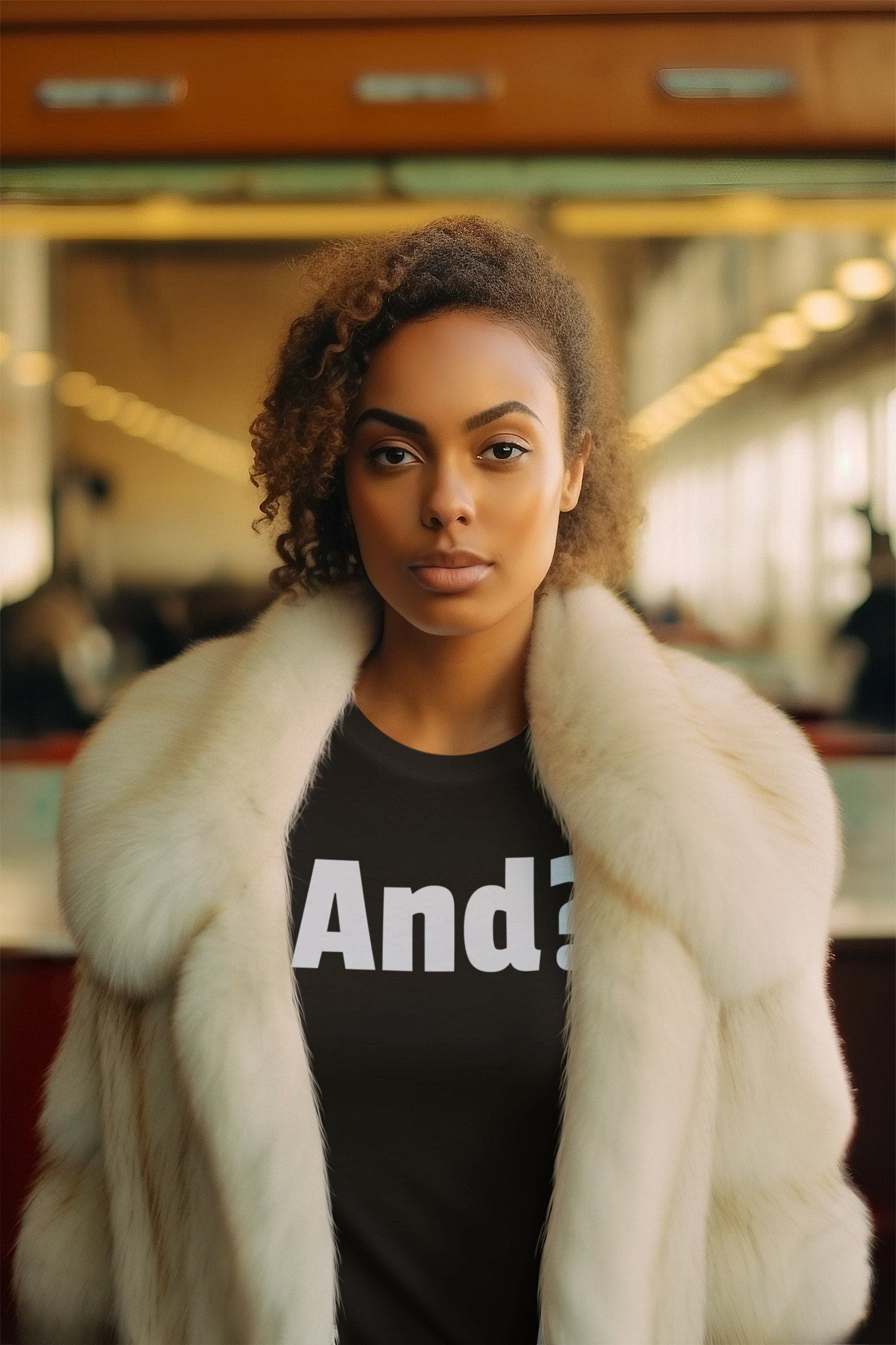 Bold 'And?' Statement Tee Unisex Shirt - image 3