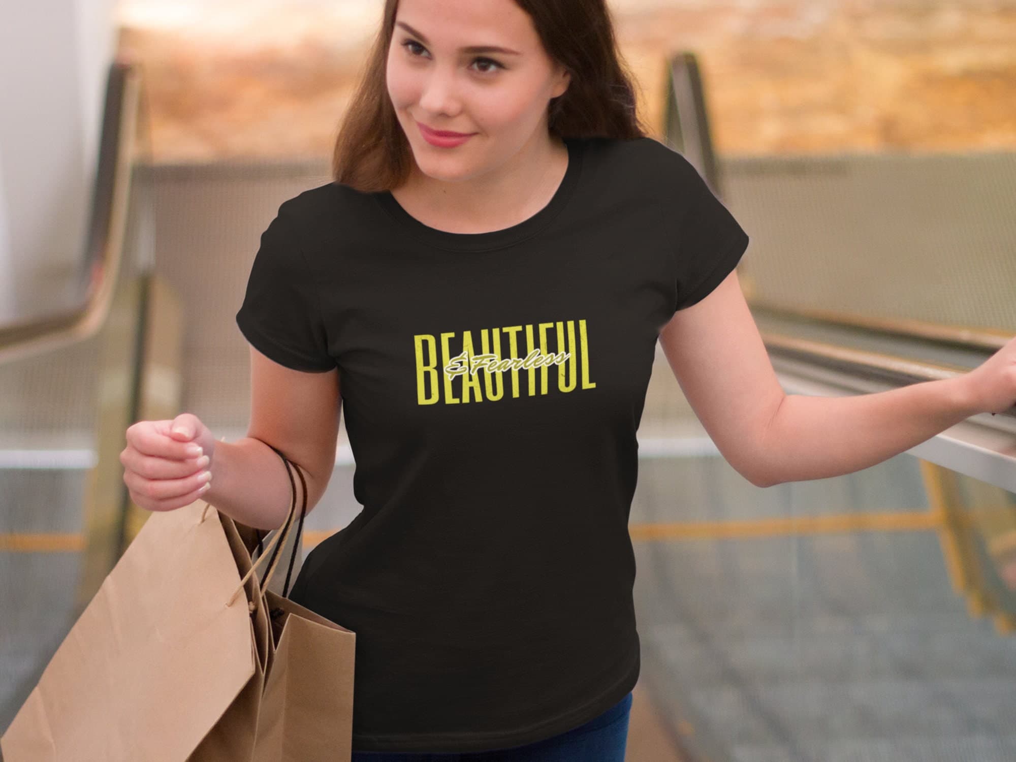 Empowerment T-Shirt: "Fearless" Statement Tee