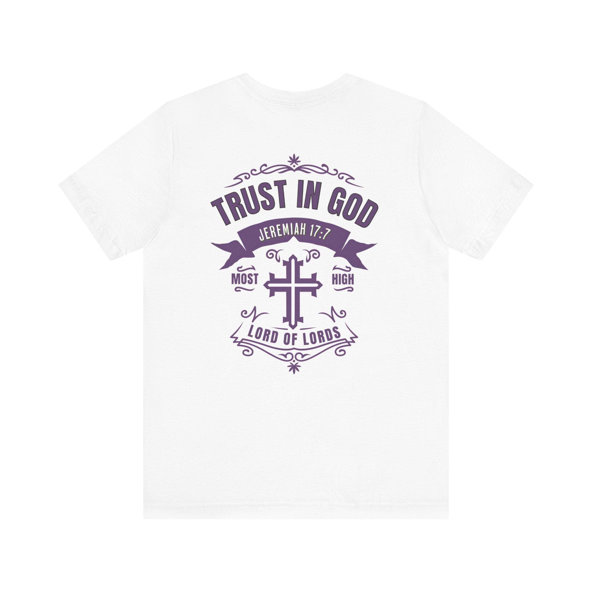 Trust in God T-Shirt, Jeremiah 17:7, Christian Streetwear - image 3