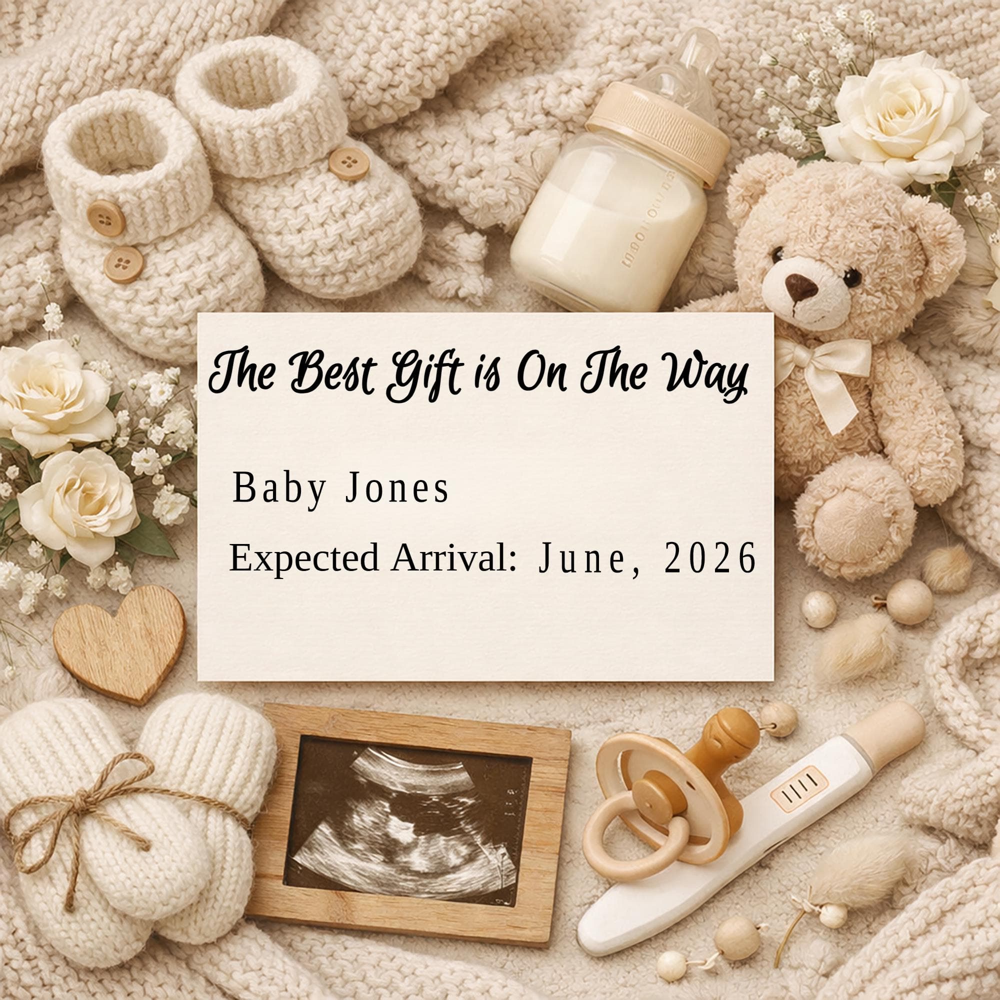 Announce your sweet news with warmth, elegance, and timeless charm - image 5