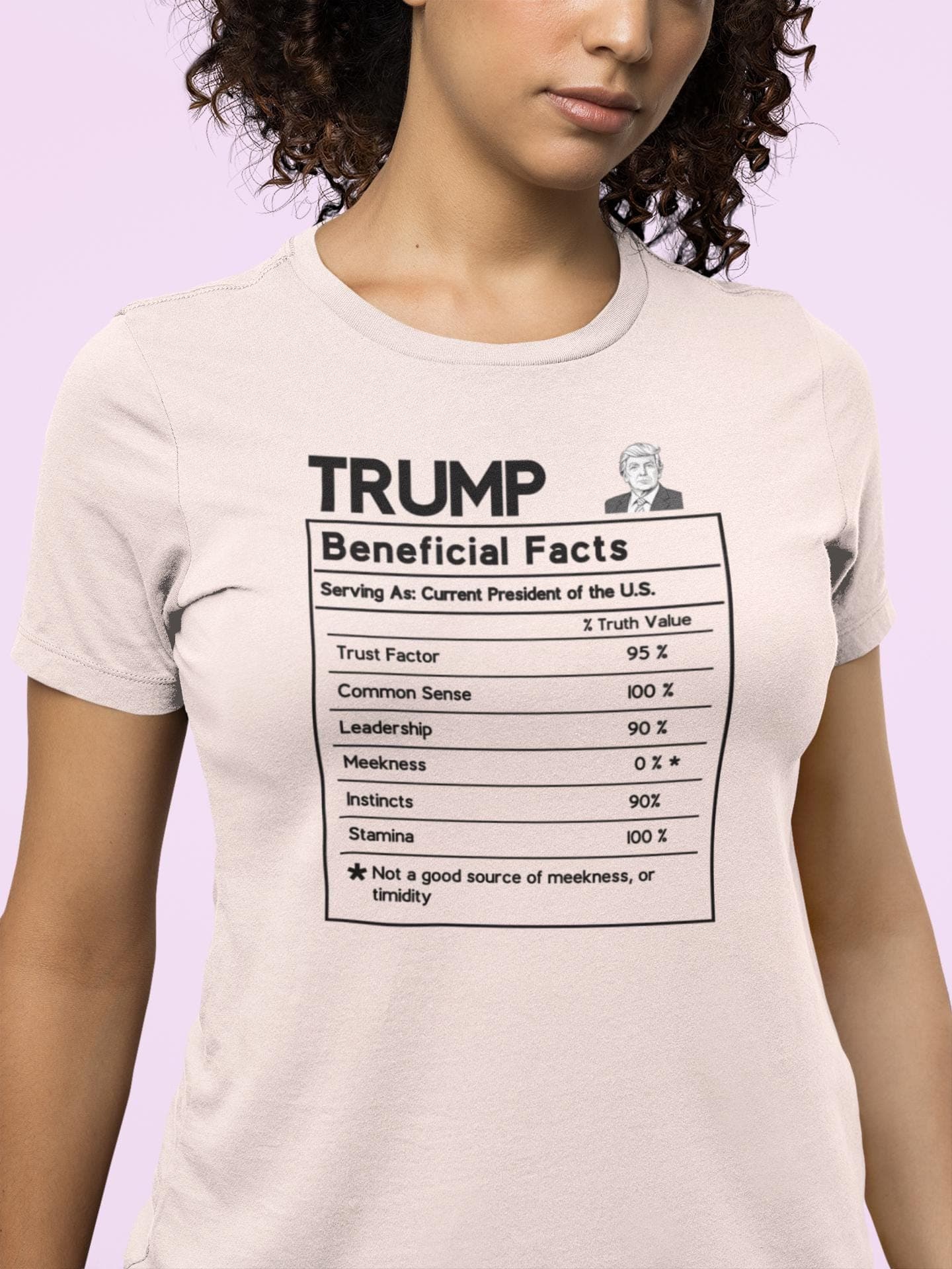 Trump 'Beneficial Facts' Parody Shirt: Political Humor Tee
