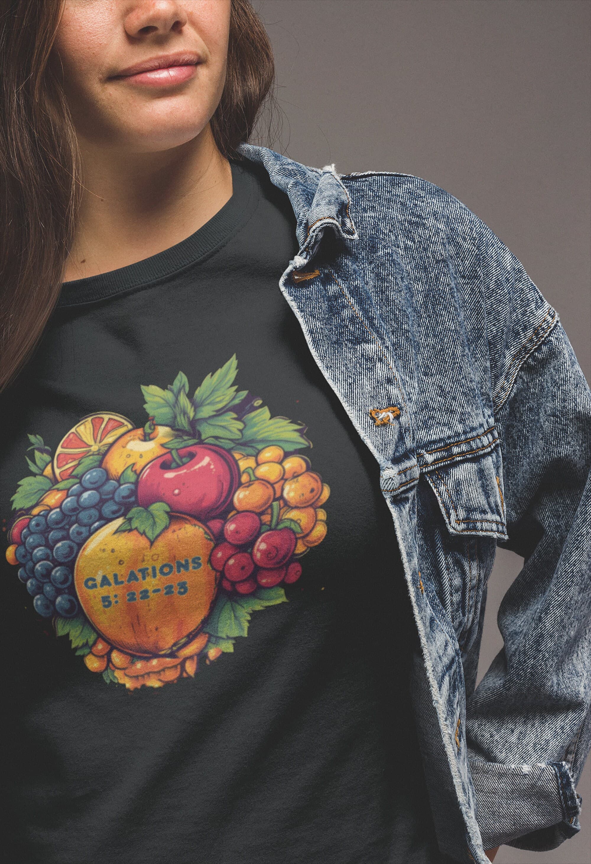 Fruits of the Spirit T-Shirt Inspirational Tee Christian Apparel