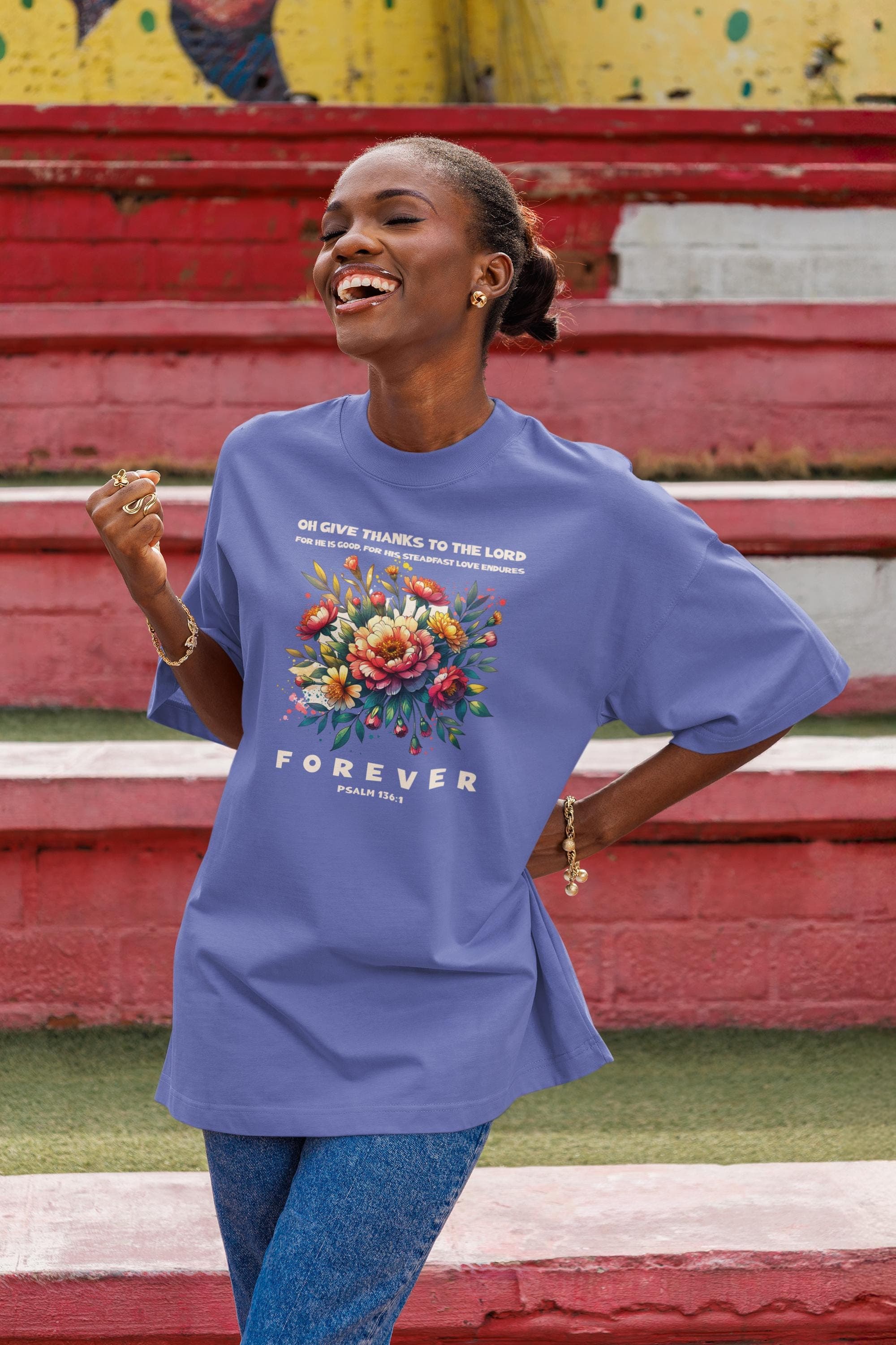 Boho Floral Christian Shirt: Comfort Colors Thanksgiving Tee - image 5