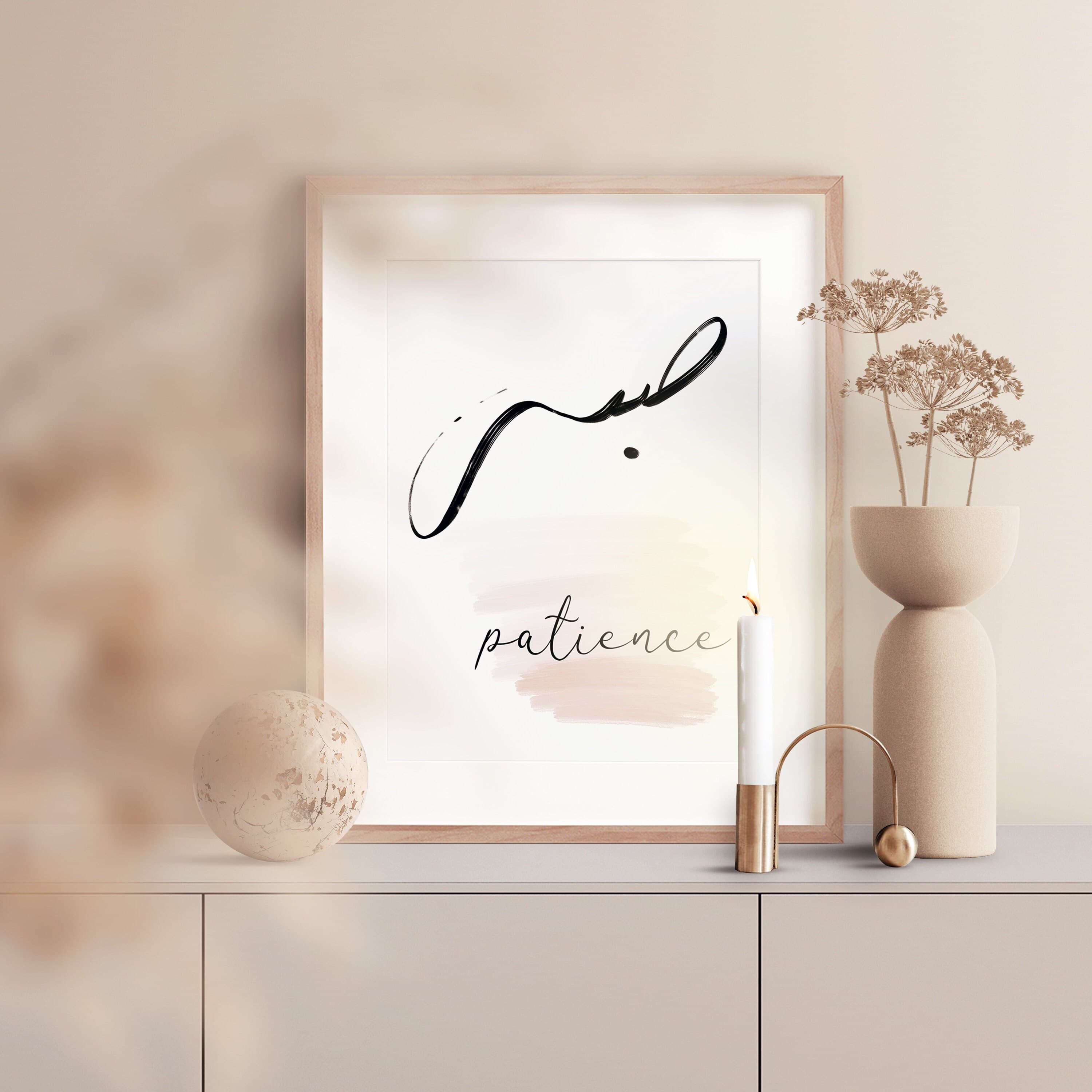 ISLAMIC GALLERY WALL Art Prints, Modern Islamic Wall Hanging, Neutral Arabic Art For Home, Office & Farmhouse Decor, New Home Muslim Gift - image 4