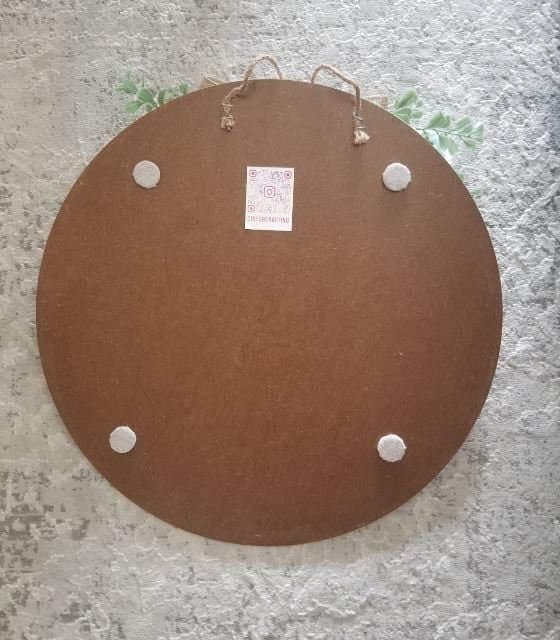 Salam Door Sign, WELCOME, Welcome to our home, Wood Round Welcome Sign, Front Door Décor, Hanger, Wreath, Home Décor, wood round, Islamic - image 3