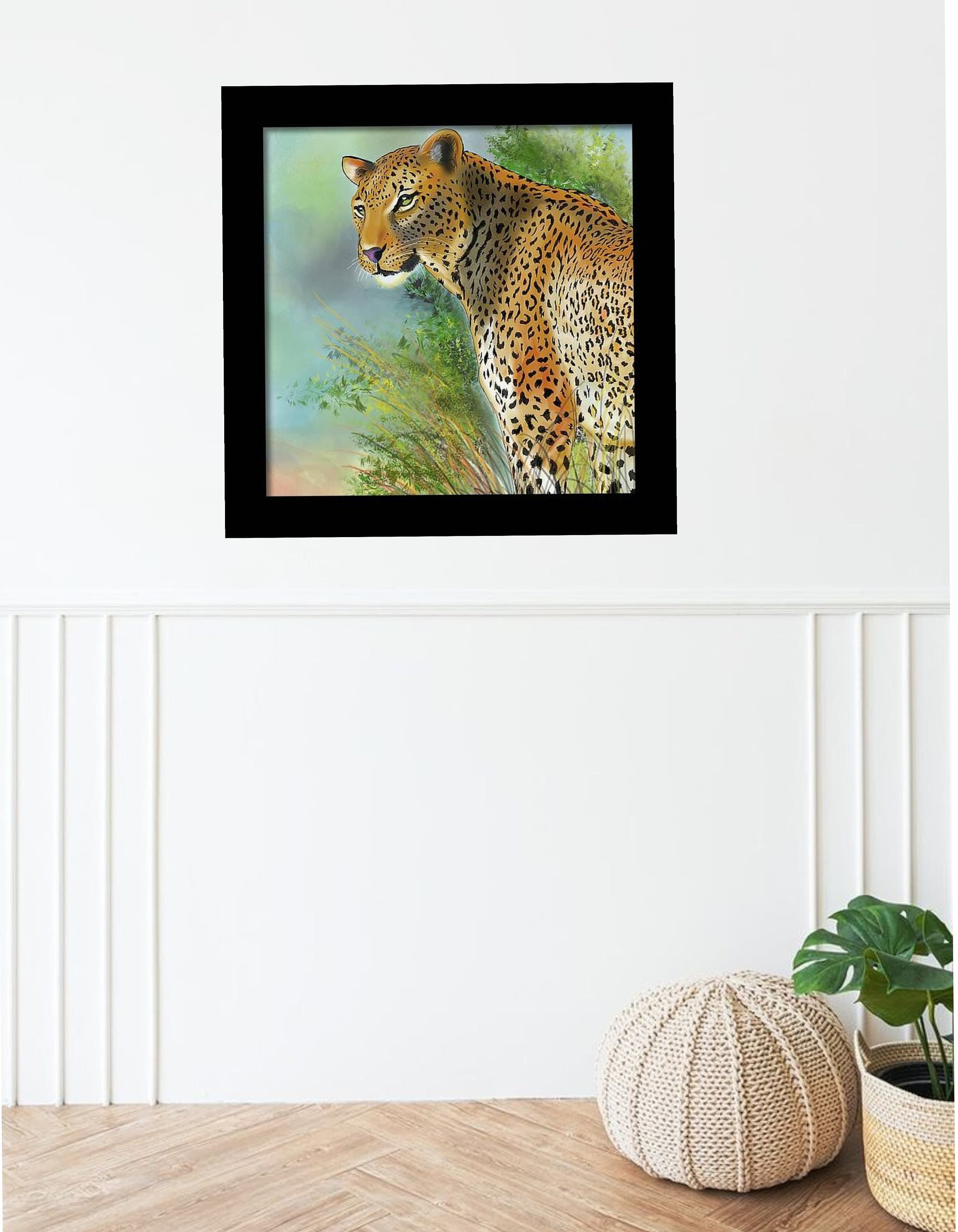 Leopard Digital Illustration. Digital Download Leapord Illustration