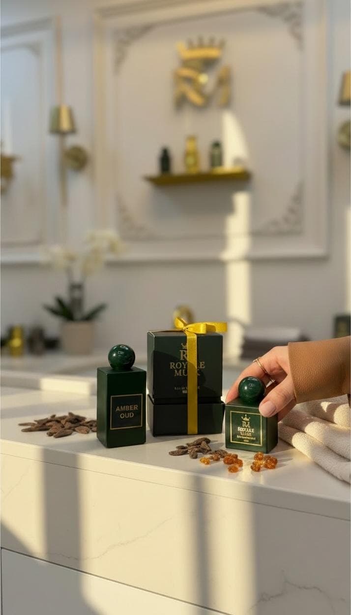 Amber Oud Fragrance Oil & Eau de Parfum | Arabian Oud Scent | Long Lasting Unisex Perfume | Luxury Middle Eastern