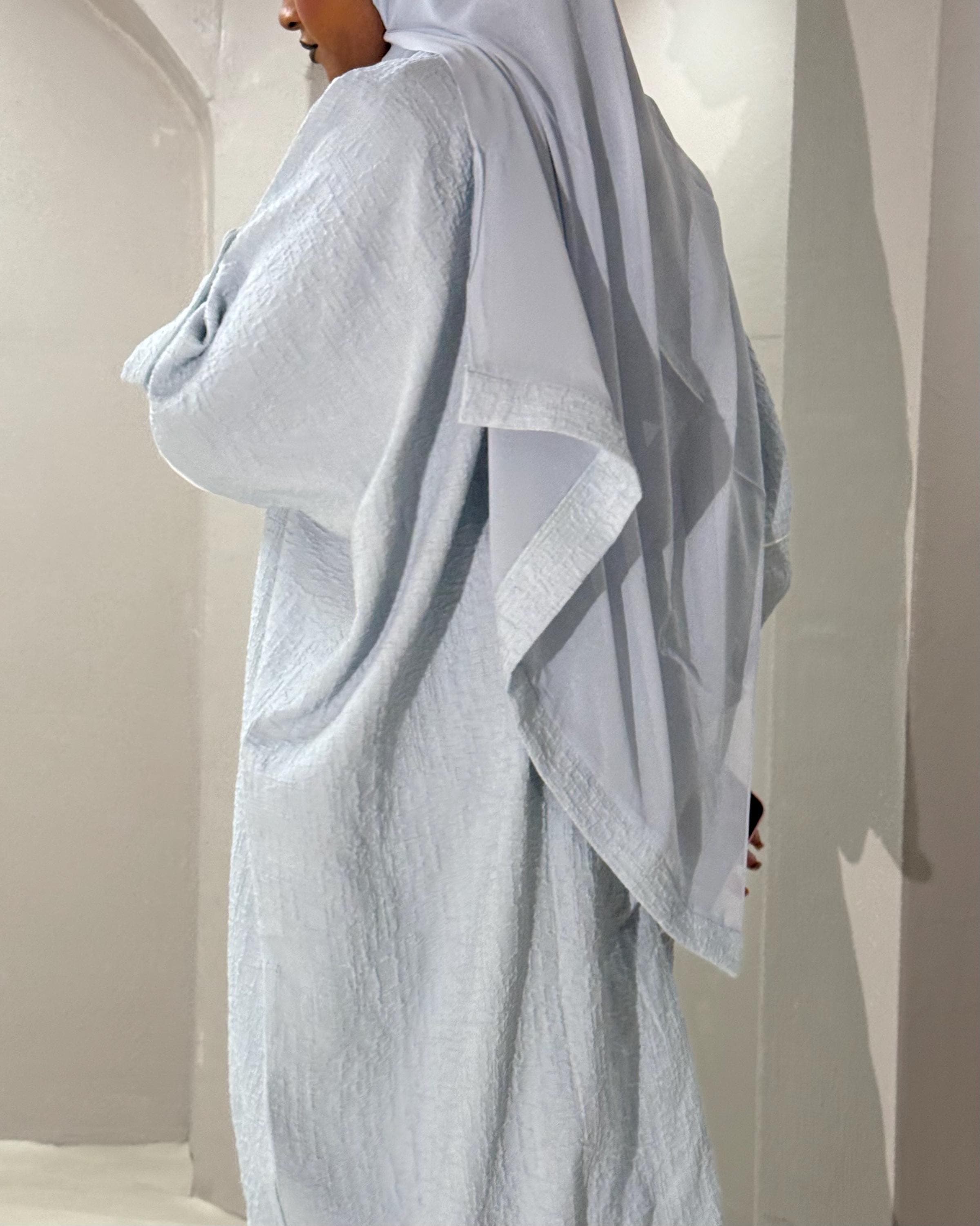 Winter Closed Butterfly with Square Neck (Light Grey) - image 5