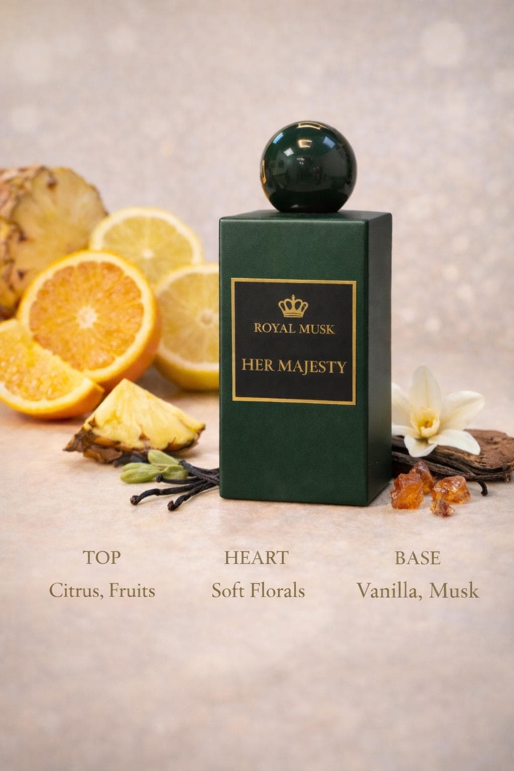 Her Majesty Fragrance Oil & Eau de Parfum | Fruity Musk Perfume | Long Lasting Unisex Scent | Elegant Arabian Fragrance - image 3