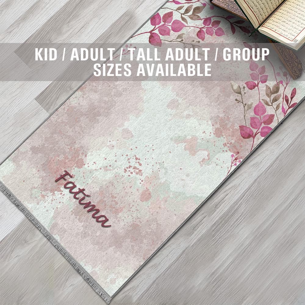 Personalized Foam Padded Prayer Mat, Muslim Prayer Rug, Janamaz, Islamic Gift, Anti-Slip Mat, Large XL Small Musallah, Designer Sejadah 402