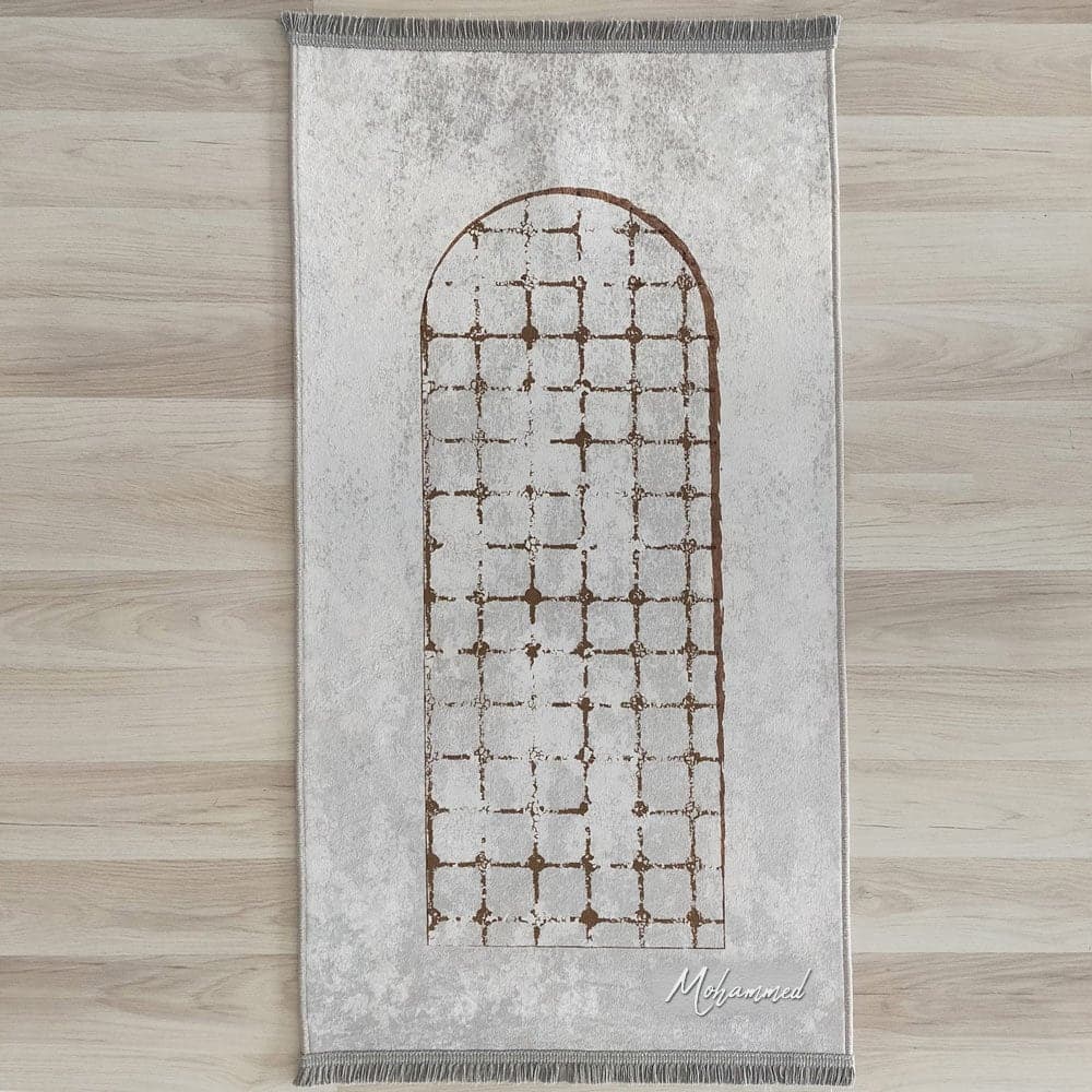 Personalized Foam Padded Prayer Mat, Muslim Prayer Rug, Janamaz, Islamic Gift, Anti-Slip Mat, Large XL Small Musallah, Designer Sejadah 408 - image 5