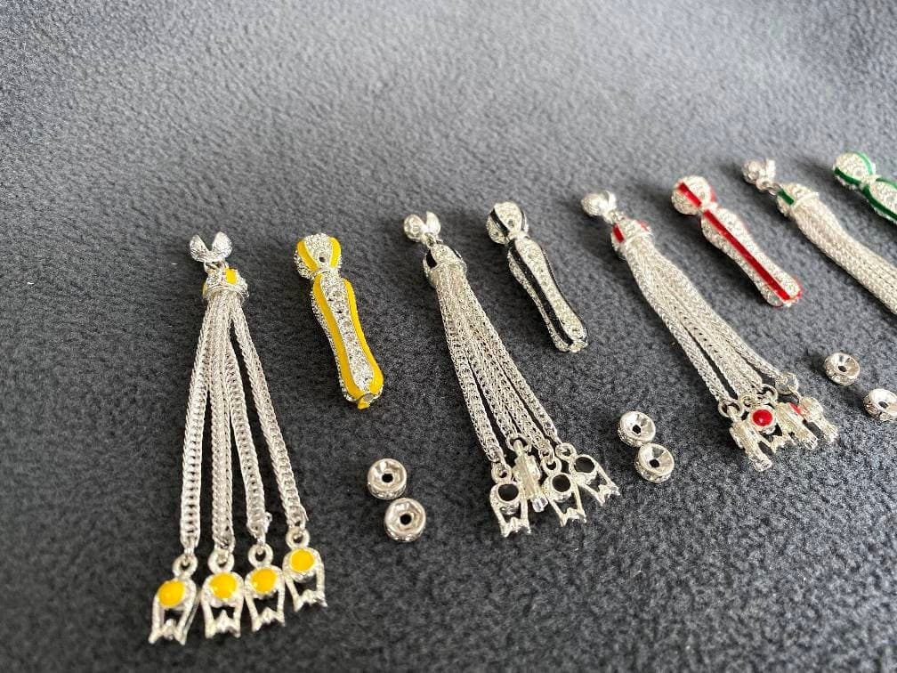 Metal Rosary Tassel, Tesbih Accessory, Misbah Design Set - image 5