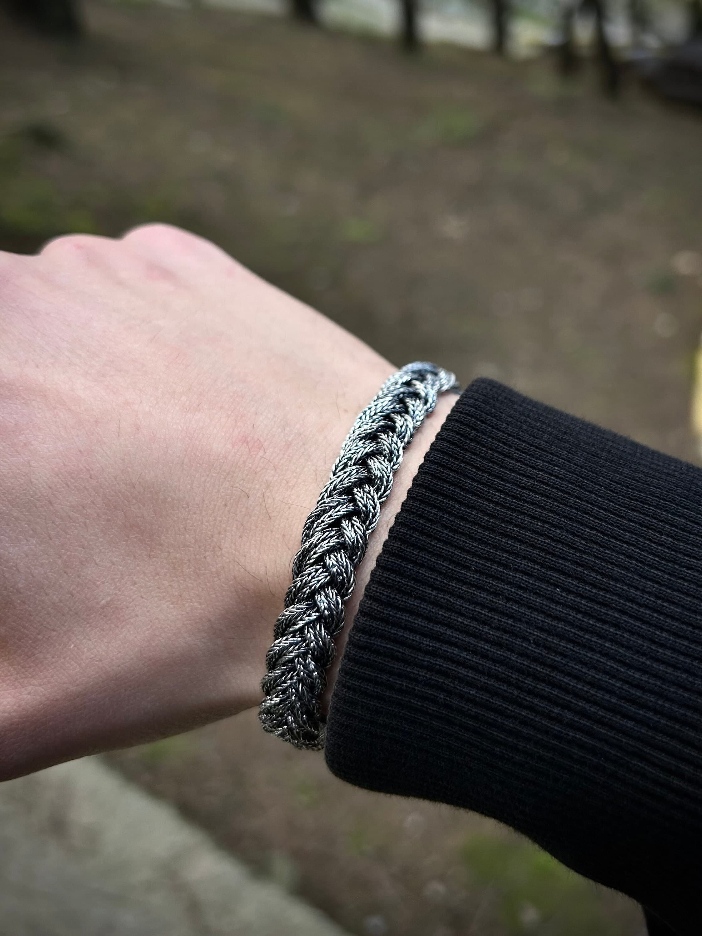 Handcrafted 999 Sterling Silver Celtic Knot Bracelet - Kazaziye Style - image 3