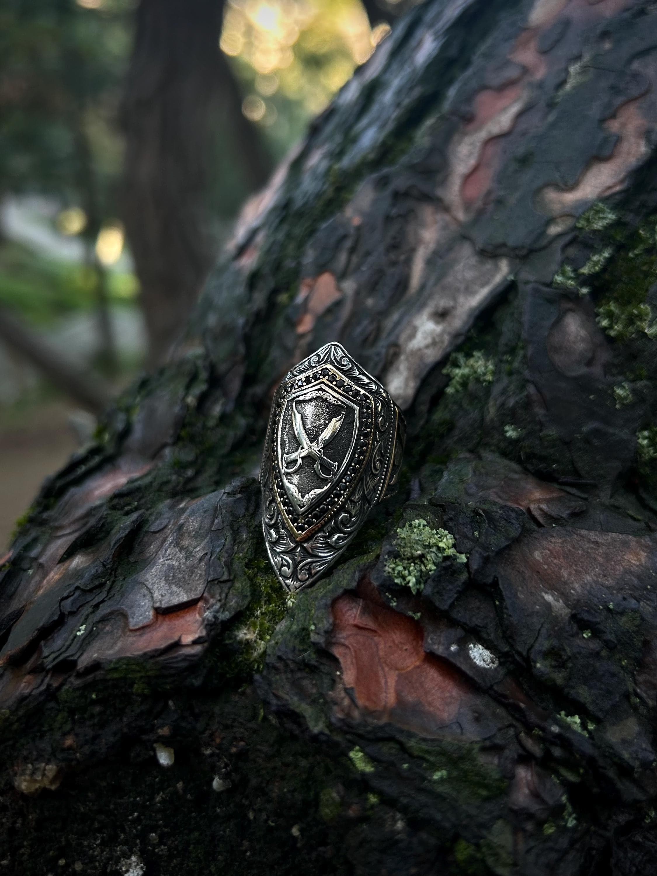 Zulfiqar Sword Thumb Ring: 925K Sterling Silver Shia Mens Ring - image 4
