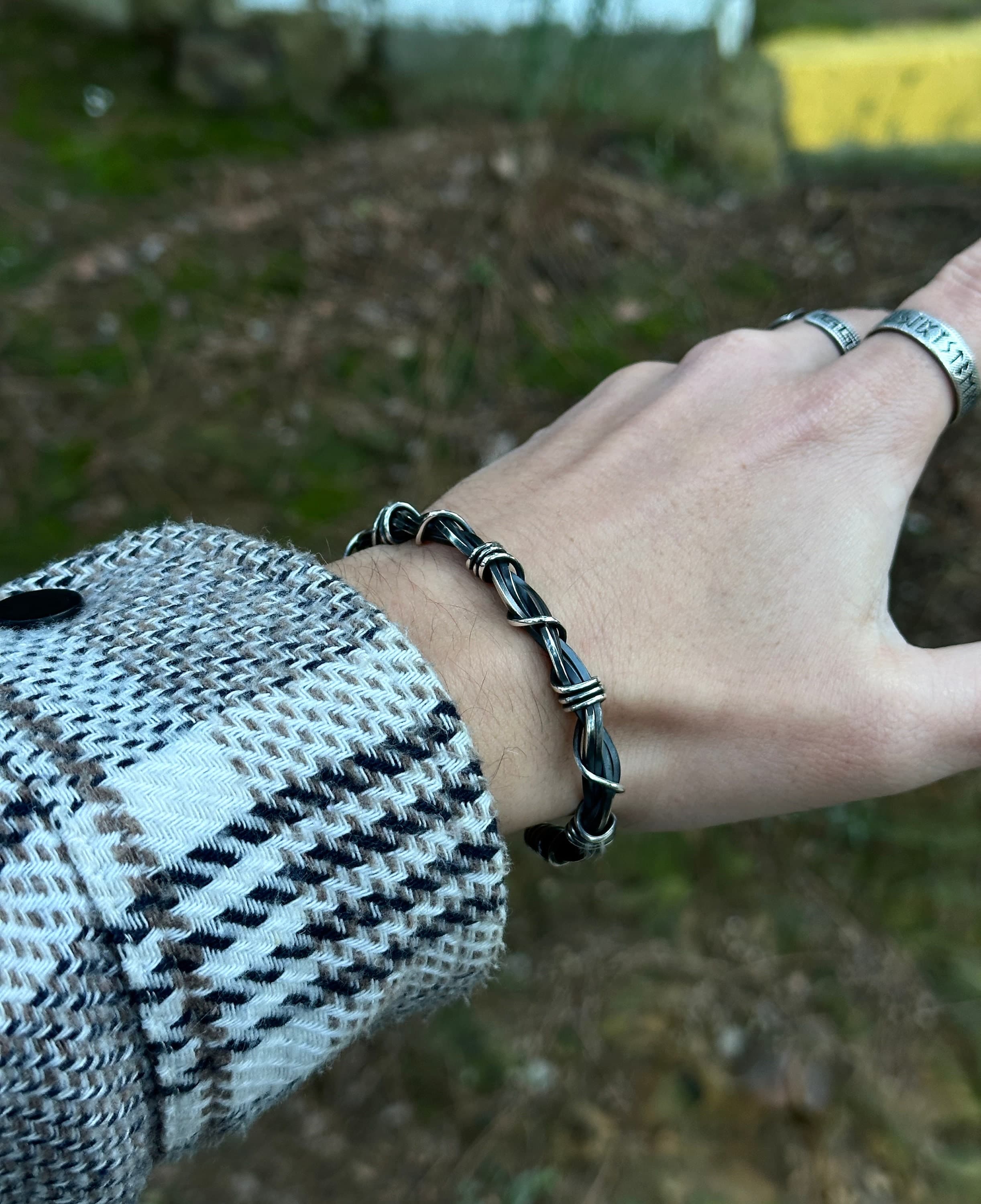 925K Silver Thorne Bracelet Adjustable