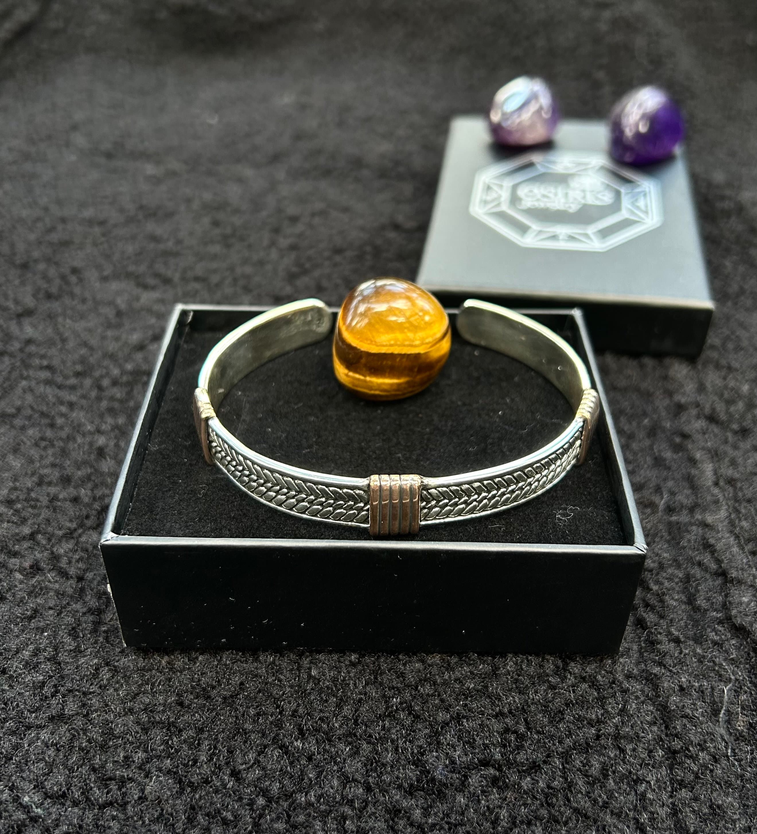 925K Sterling Silver Men's Bracelet: Engraved Adjustable Cuff - image 3