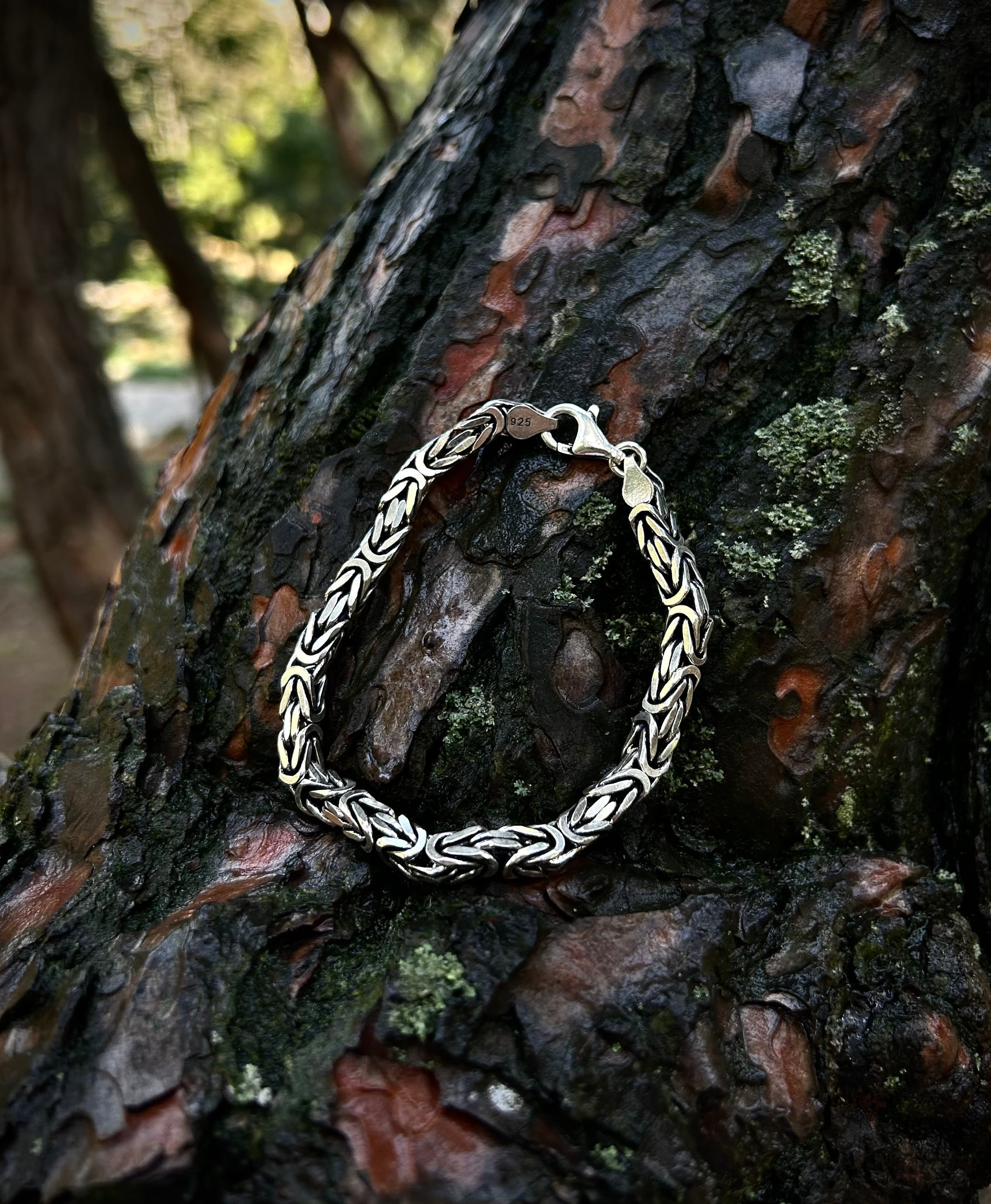 Men's Bali Byzantine Chain Bracelet