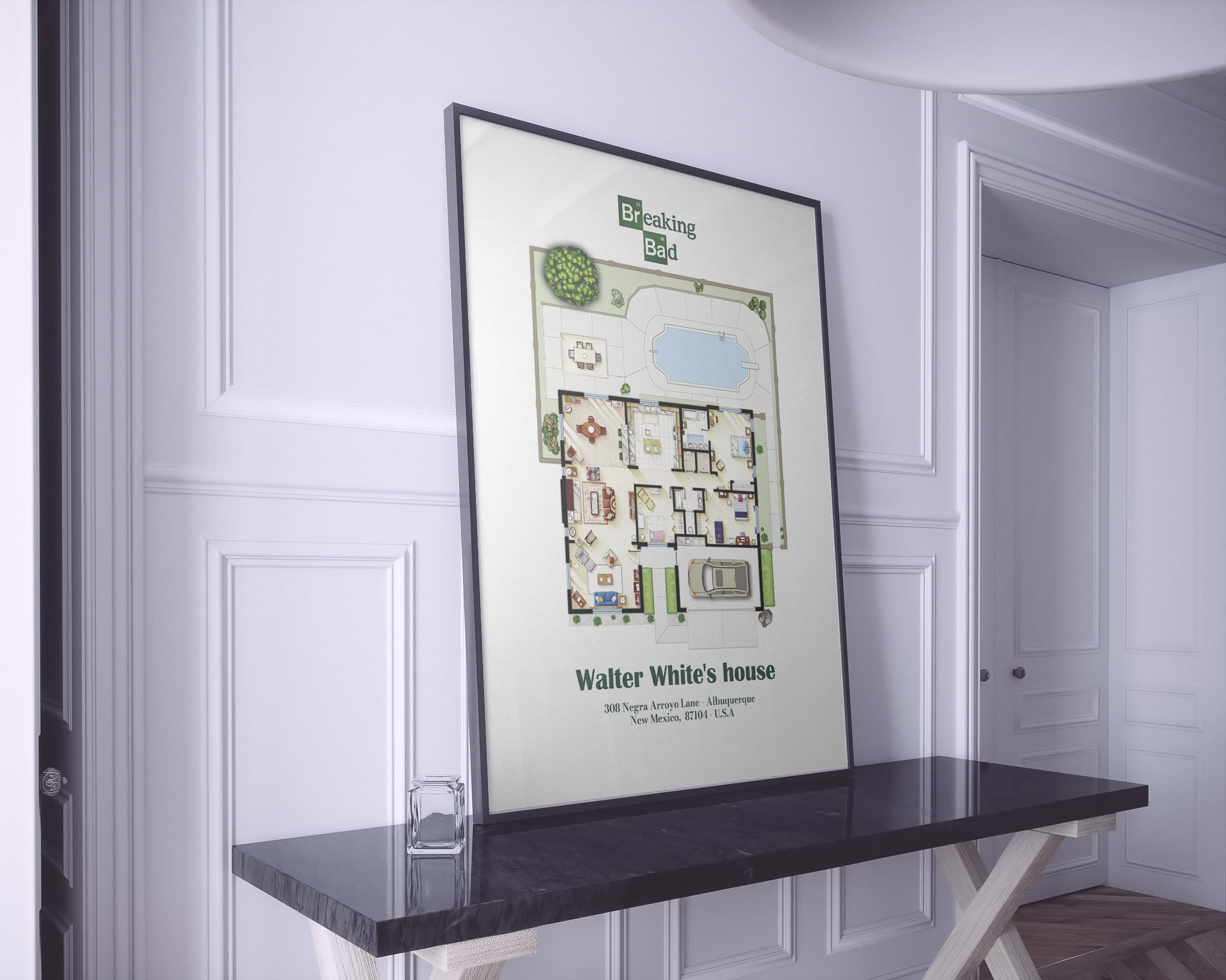 Breaking BadTv Serie, Floor Plan – Walter White House (Digital Download) - image 3