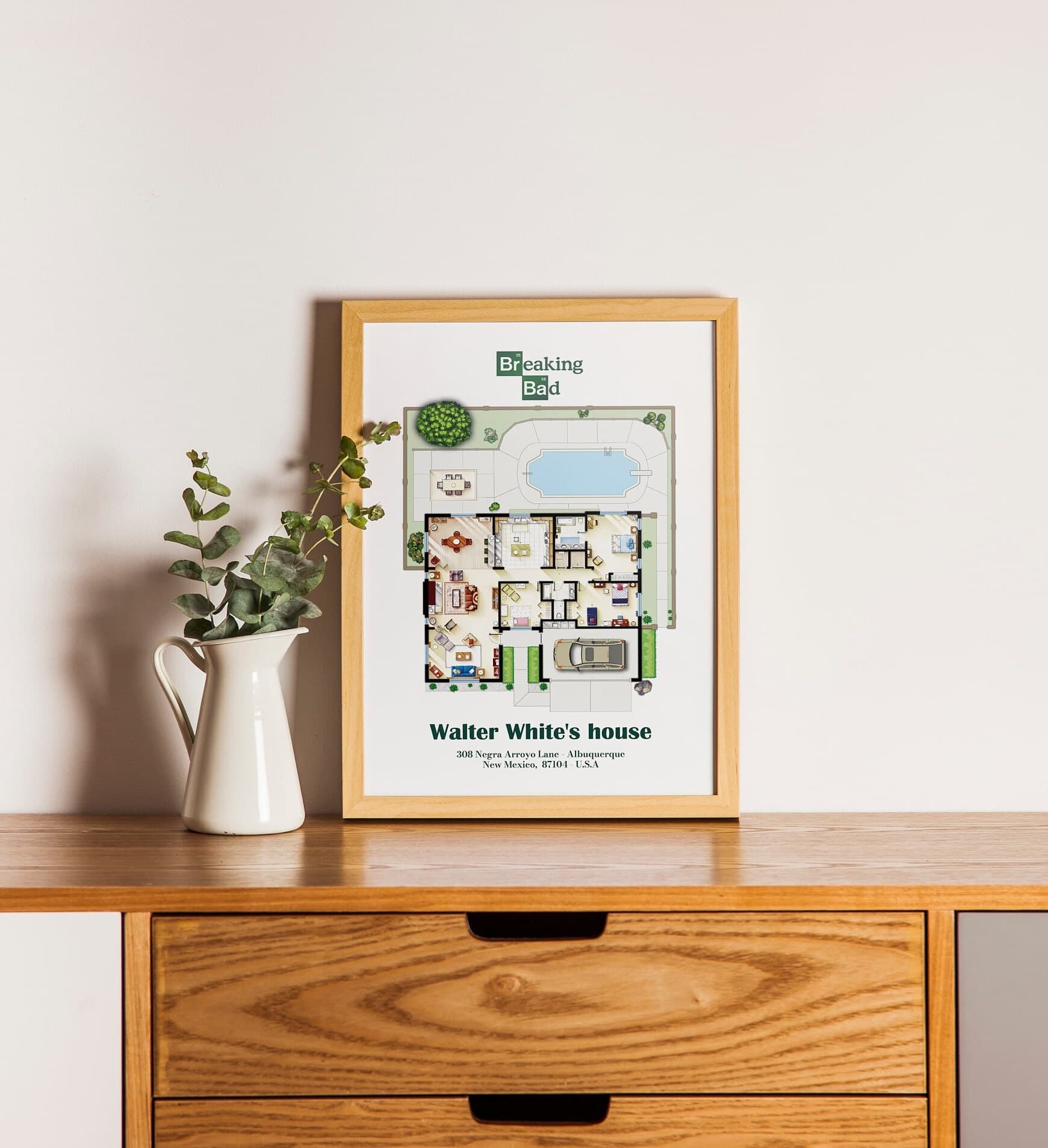 Breaking BadTv Serie, Floor Plan – Walter White House (Digital Download) - image 5