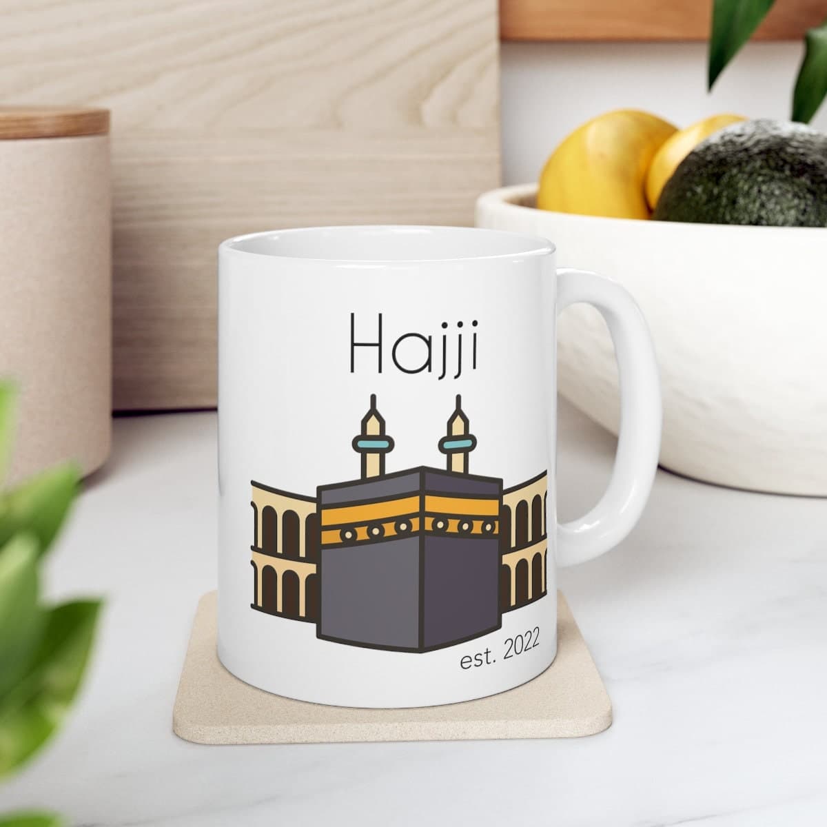 Hajji Mug, Hajji Mubarak Gift, Islamic Gift, Personalized Hajj Gift, Eid Gift, Umrah Gift, Ramadan, Kaaba Mug - image 4