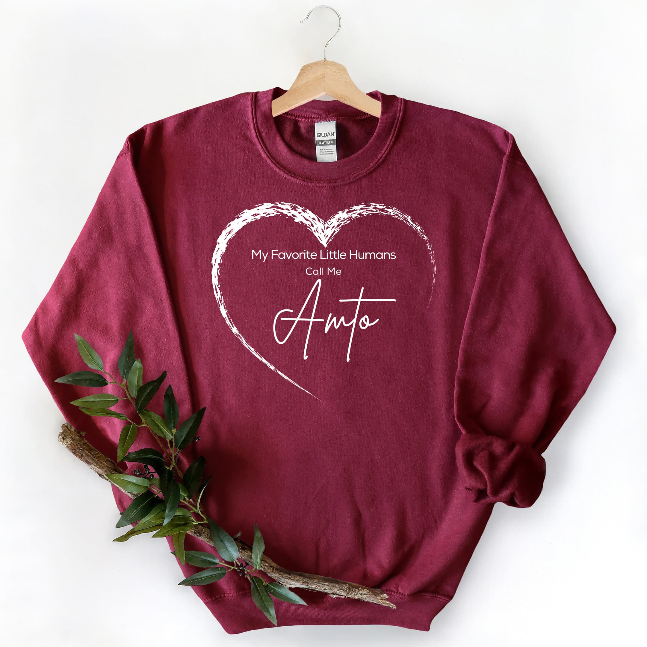 CUSTOM My Favorite Little Humans Call Me Sweatshirt, Arabic aunt shirt, Amto gift, Teta Gift, khala gift, aunt promotion, Eid gift, khalto - image 4